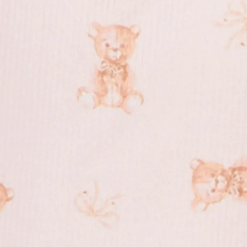 Bear Print Rib Knit V-Neck Pajama Cami and Shorts Set sold by Rainbow product image thumbnail 3