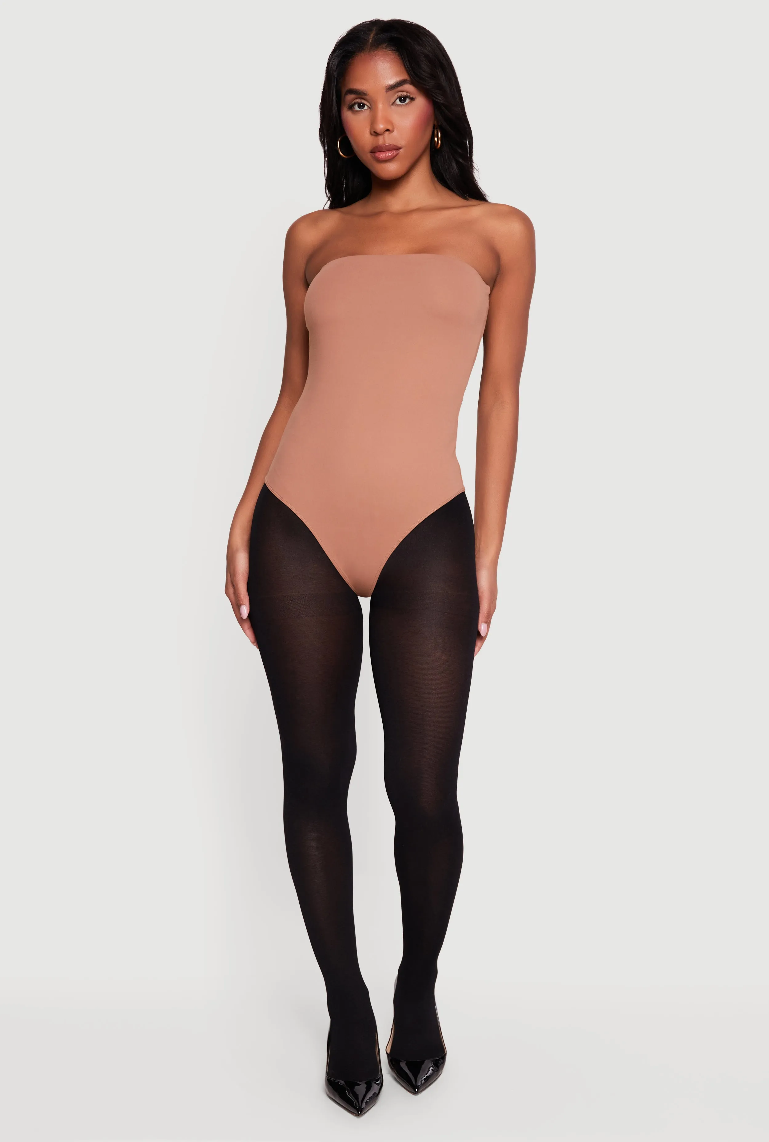 Cozy Knit Tube Bodysuit sold by Rainbow