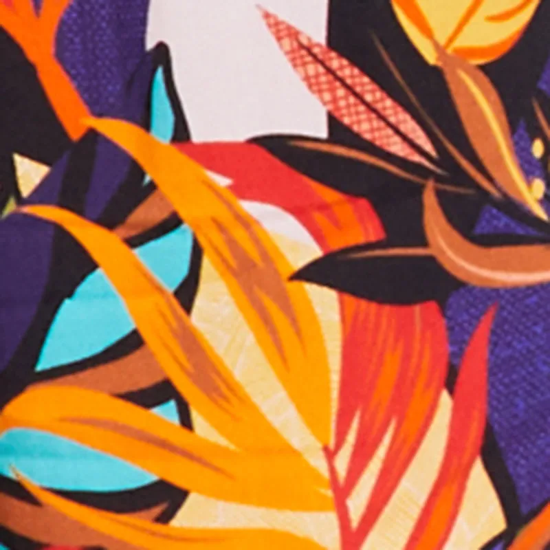 Abstract Floral Leaf Print Pants sold by Rainbow product image thumbnail 4