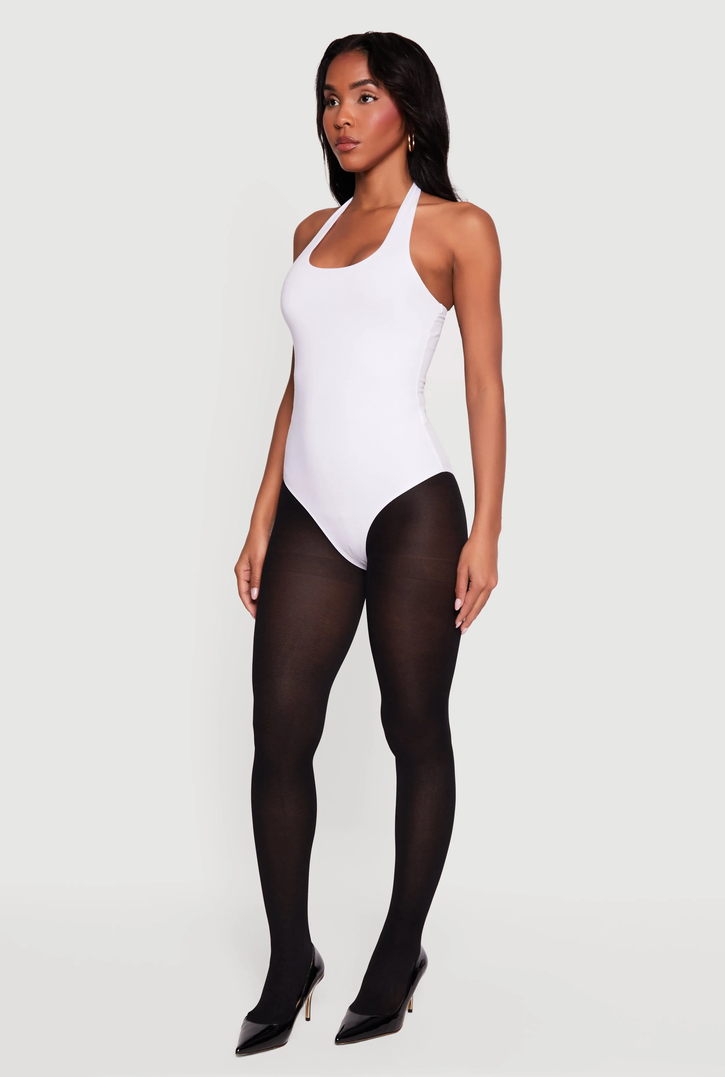 Scoop Neck Halter Bodysuit sold by Rainbow product image thumbnail 3