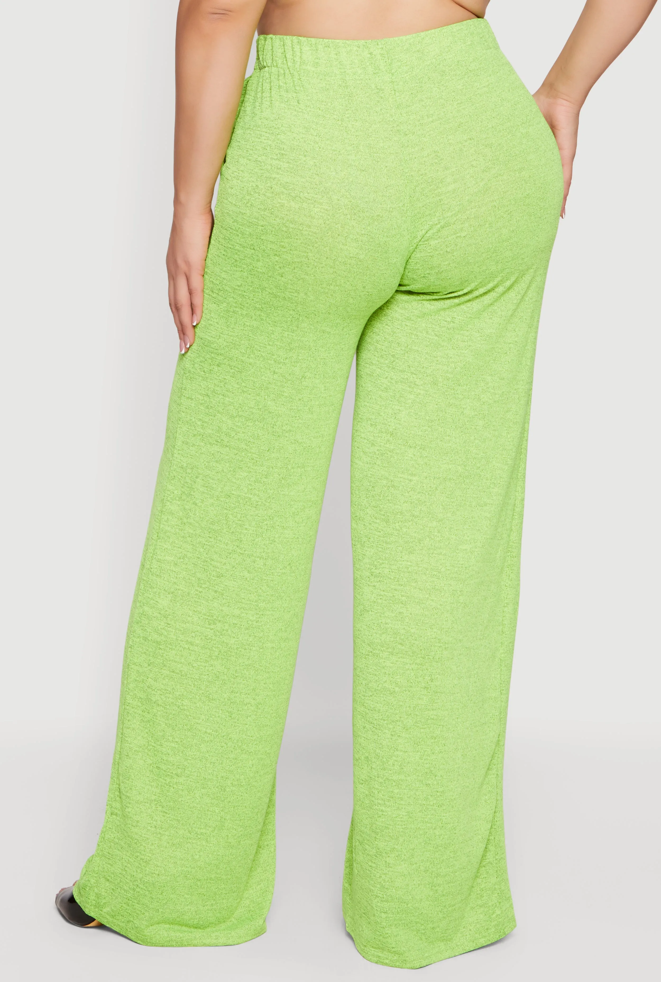 Plus Size High Waisted Wide Leg Pants sold by Rainbow product image thumbnail 5