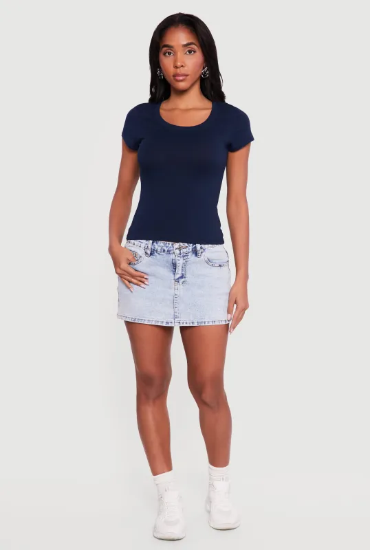 Basic Short Sleeve T-Shirt sold by Rainbow