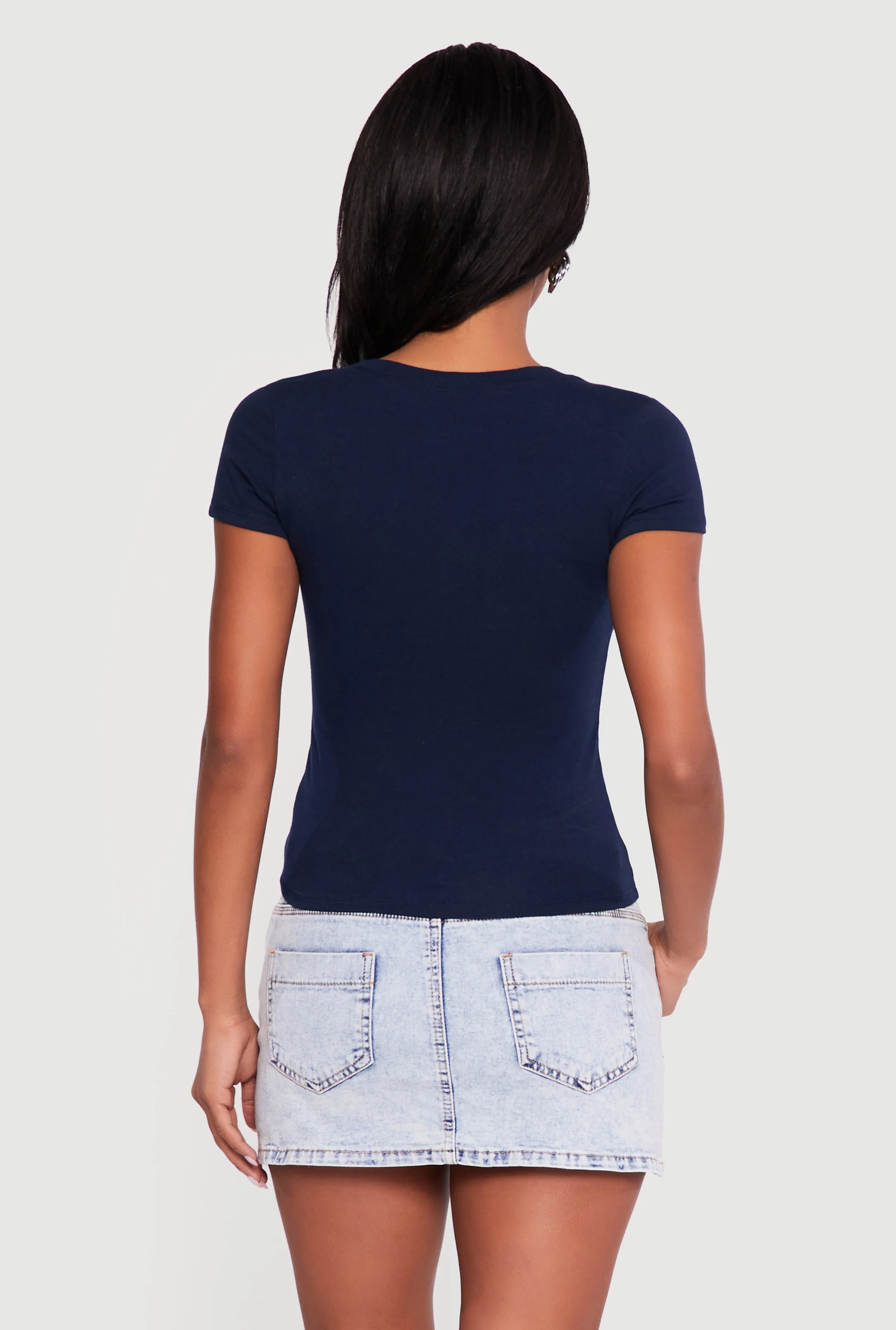 Basic Short Sleeve T-Shirt sold by Rainbow product image thumbnail 5