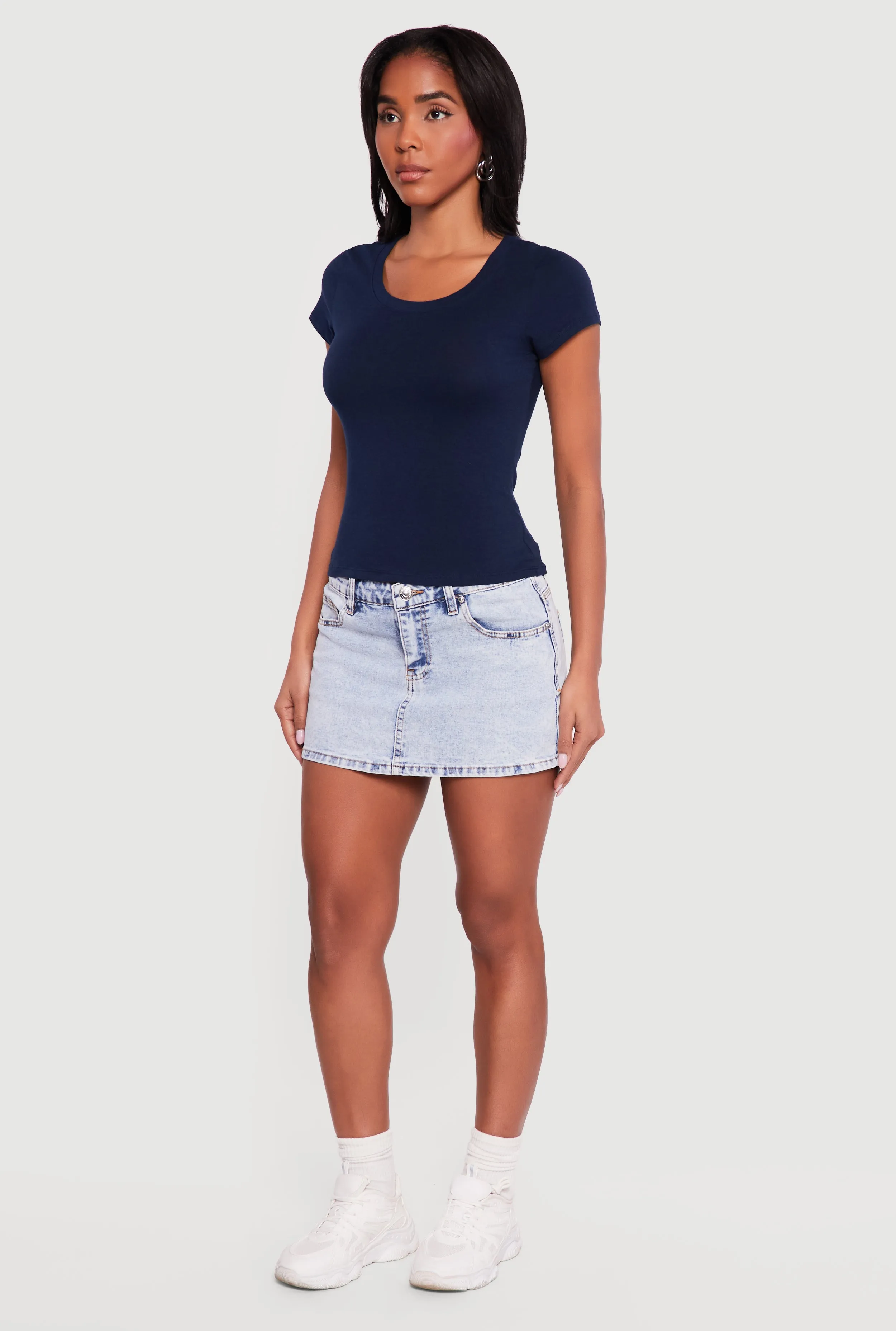 Basic Short Sleeve T-Shirt sold by Rainbow product image thumbnail 3