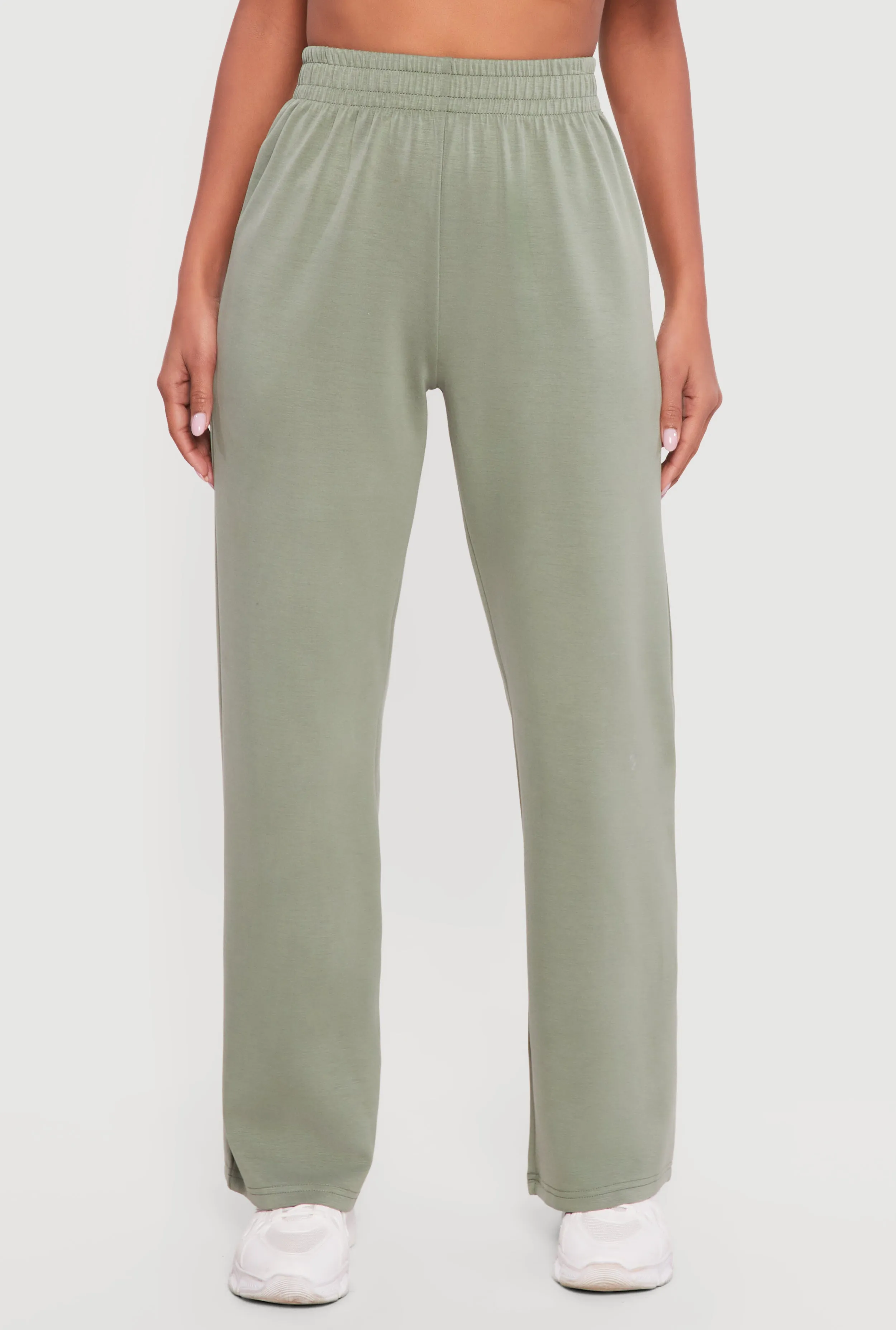 Solid Elastic Waist Pull On Sweatpants sold by Rainbow product image thumbnail 3