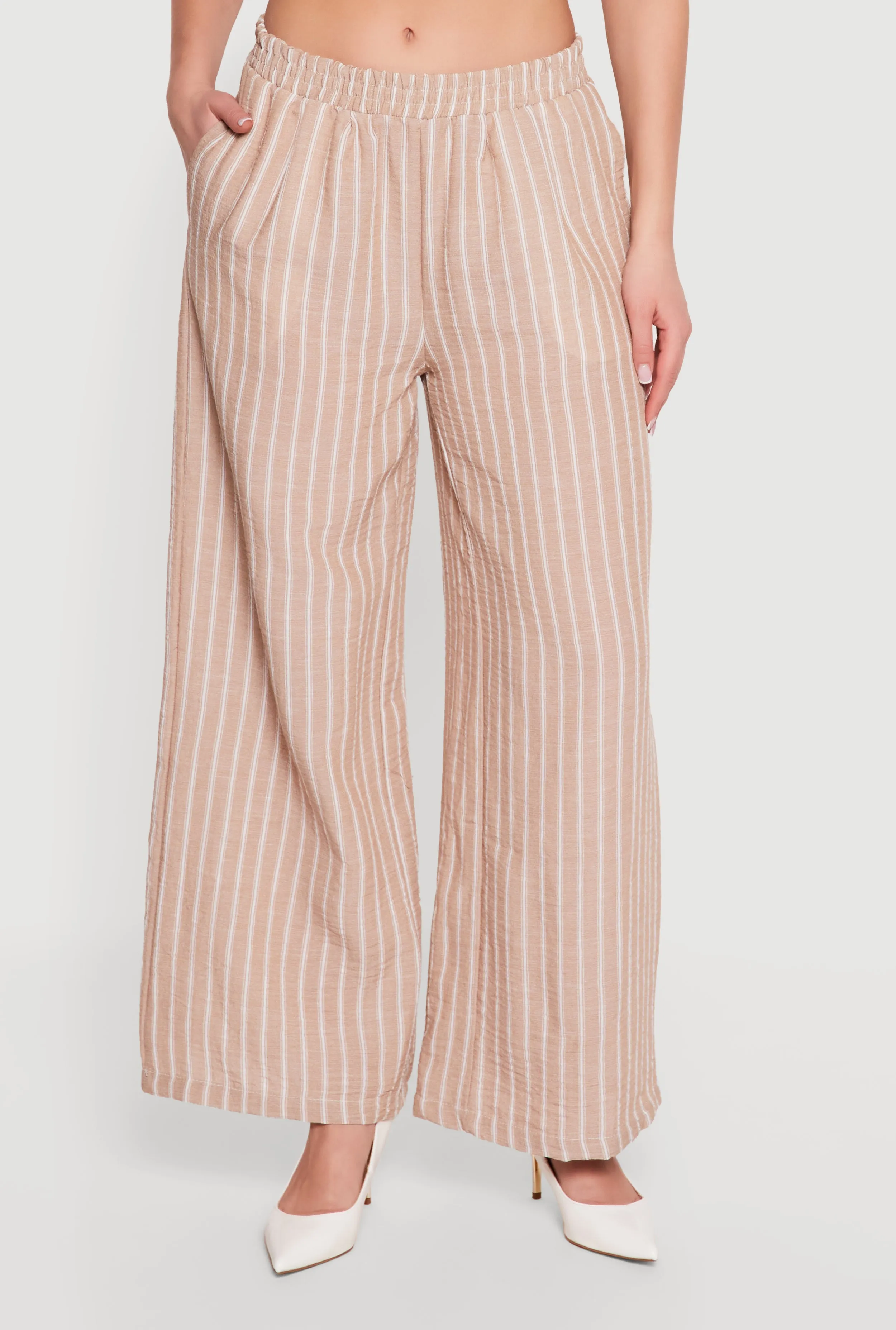 Striped Pull On Wide Leg Pants sold by Rainbow product image thumbnail 3