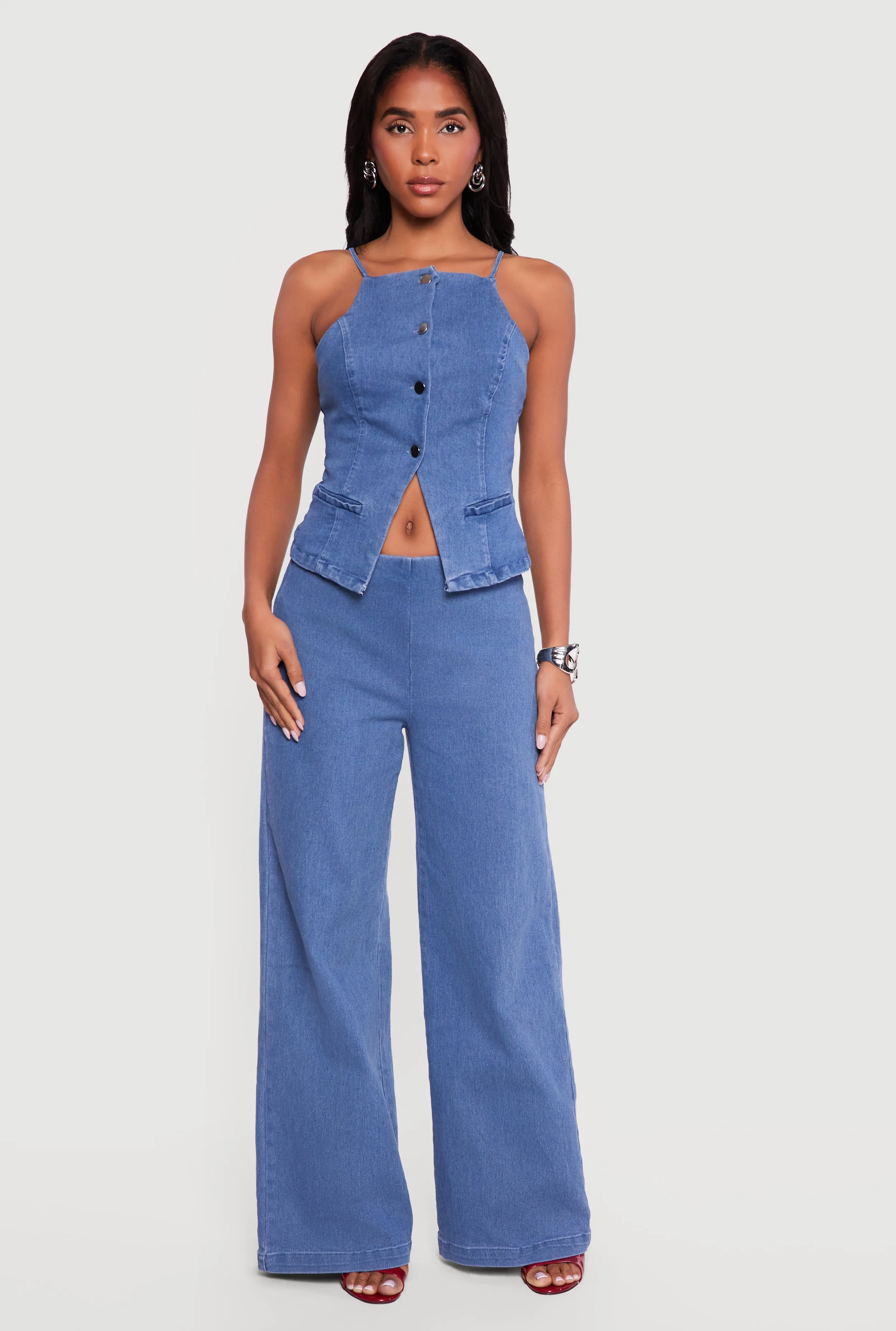 Pull On Wide Leg Jeans sold by Rainbow product image thumbnail 2