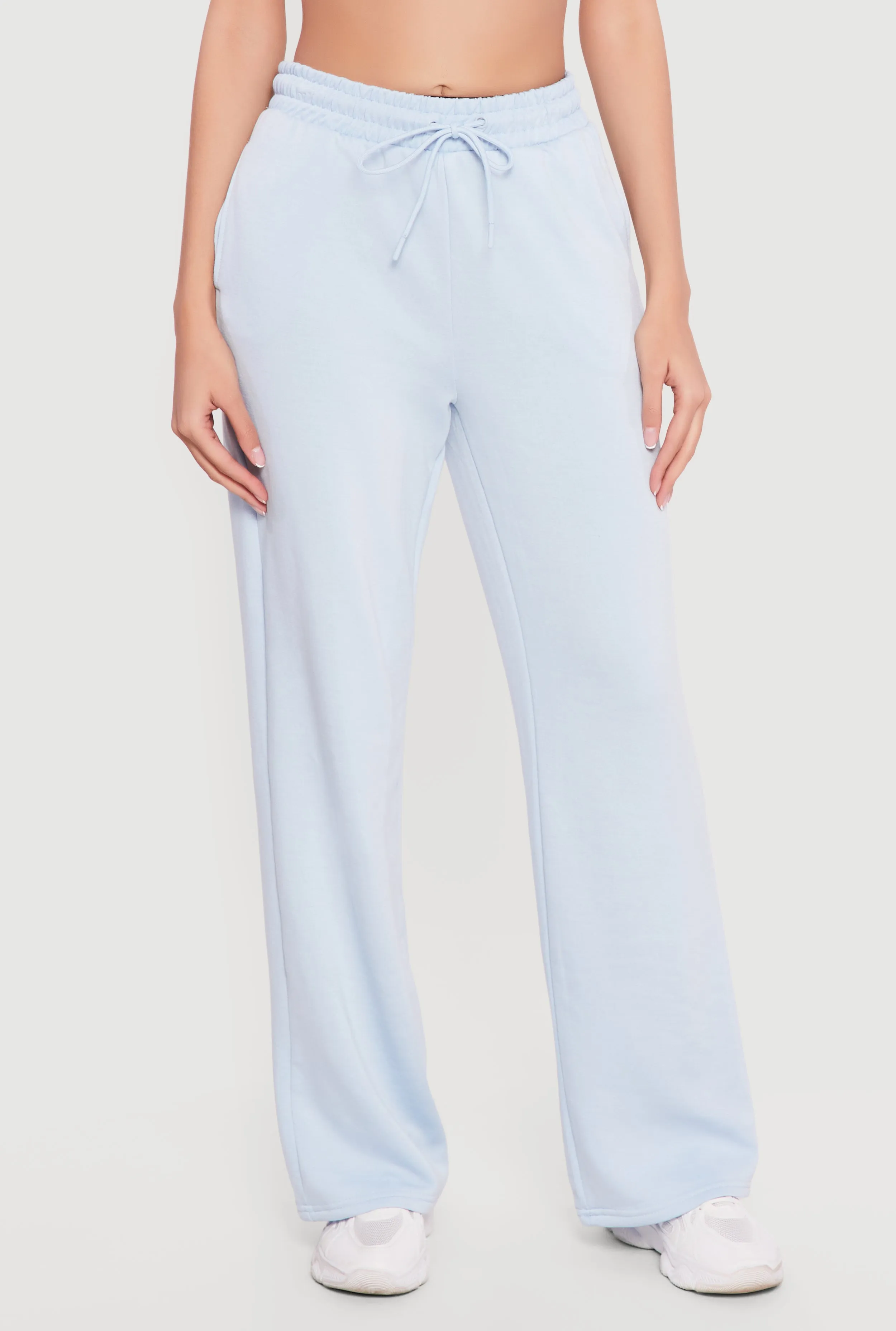 High Waisted Sweatpants with Drawstring Waist sold by Rainbow product image thumbnail 3