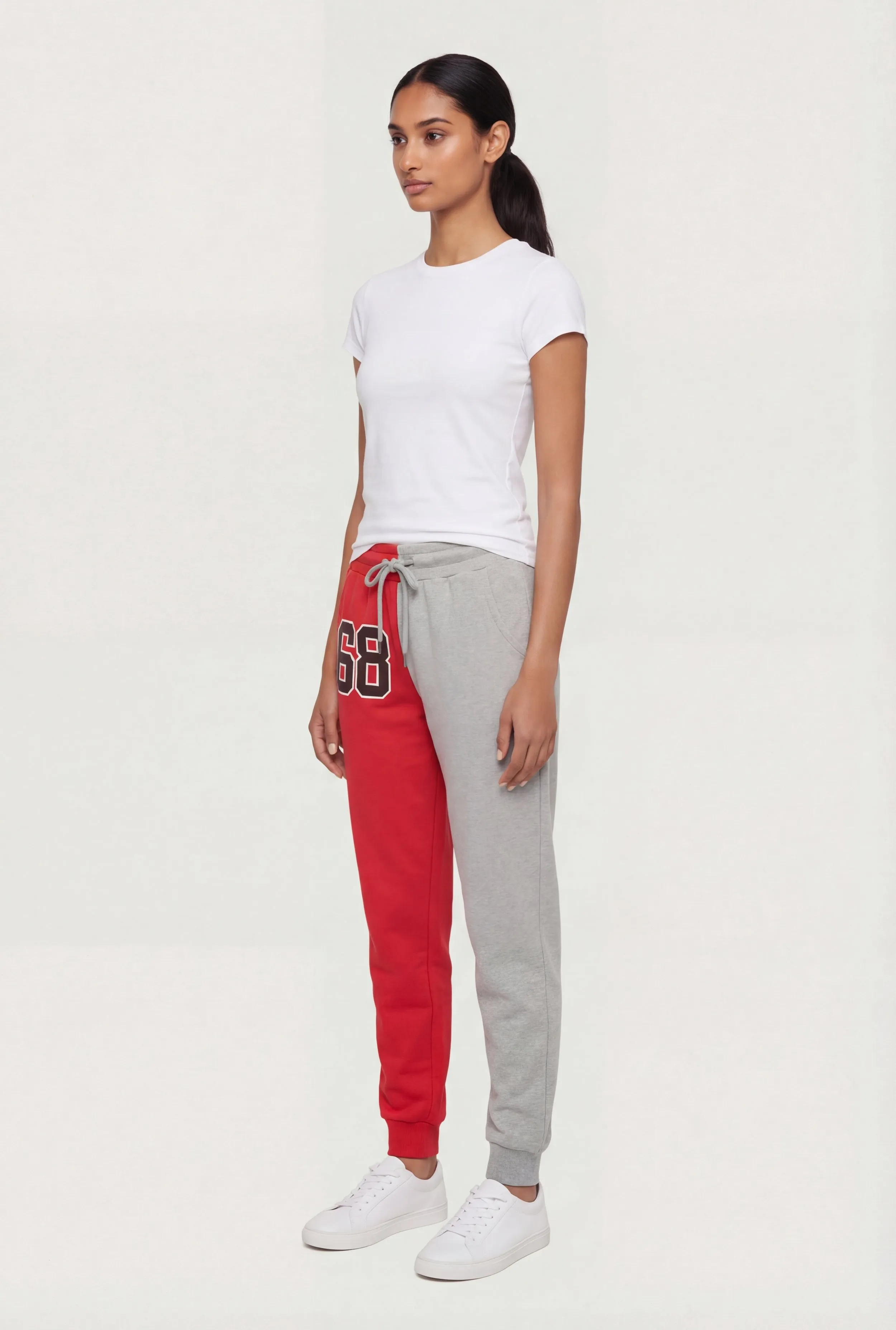 Color Block 68 Graphic Drawstring Waist Joggers sold by Rainbow product image thumbnail 2