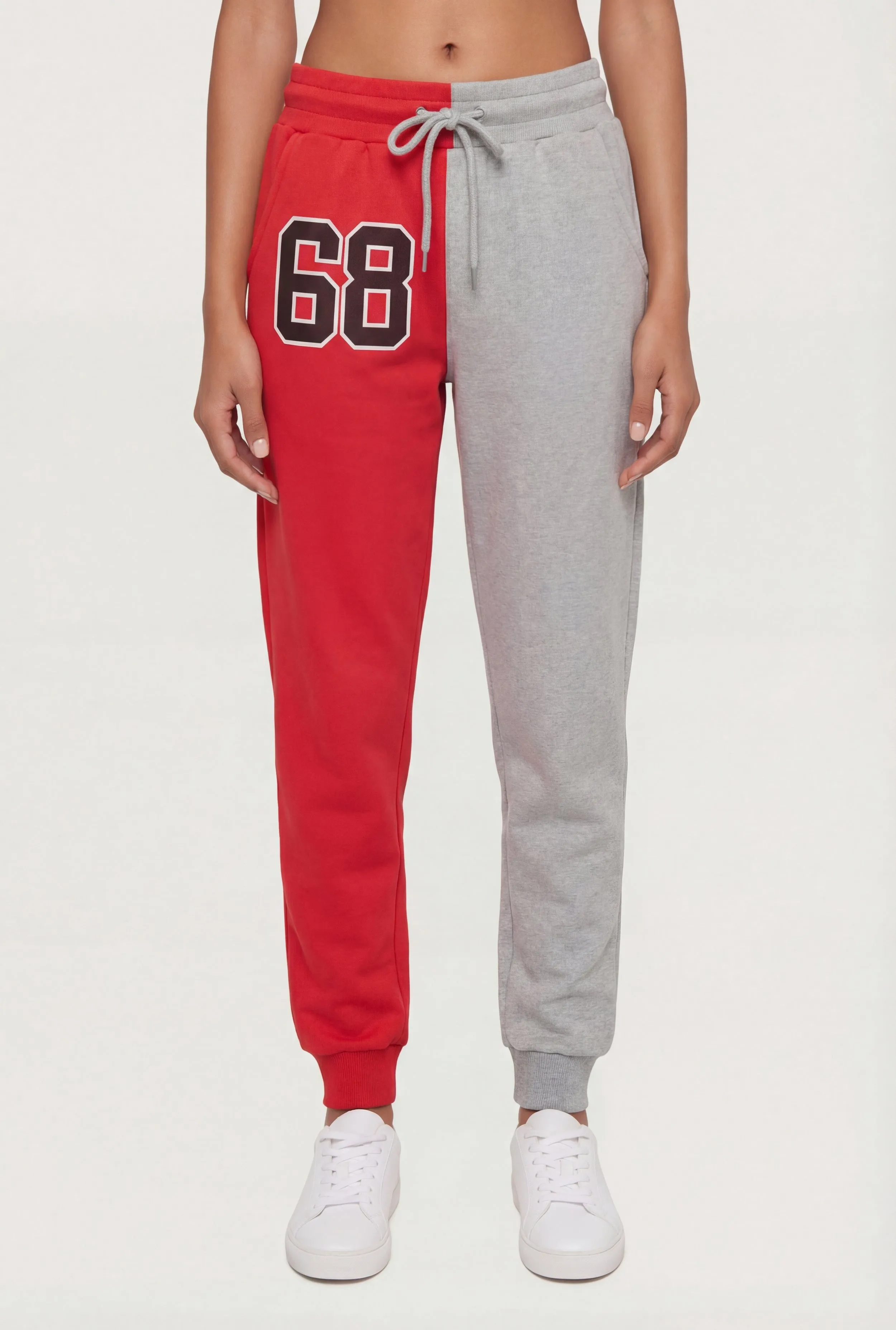 Color Block 68 Graphic Drawstring Waist Joggers sold by Rainbow product image thumbnail 3