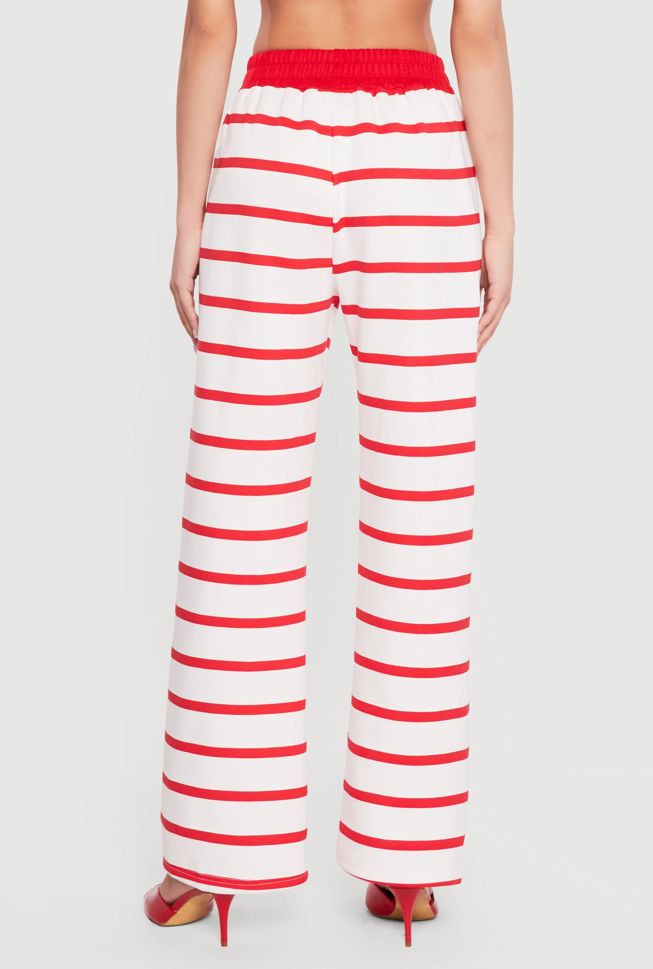 High Waisted Striped Wide Leg Pants sold by Rainbow product image thumbnail 5