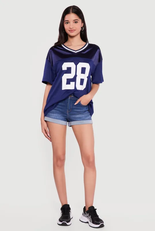 28 Graphic Mesh Football Jersey sold by Rainbow