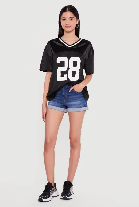 28 Graphic Mesh Football Jersey sold by Rainbow