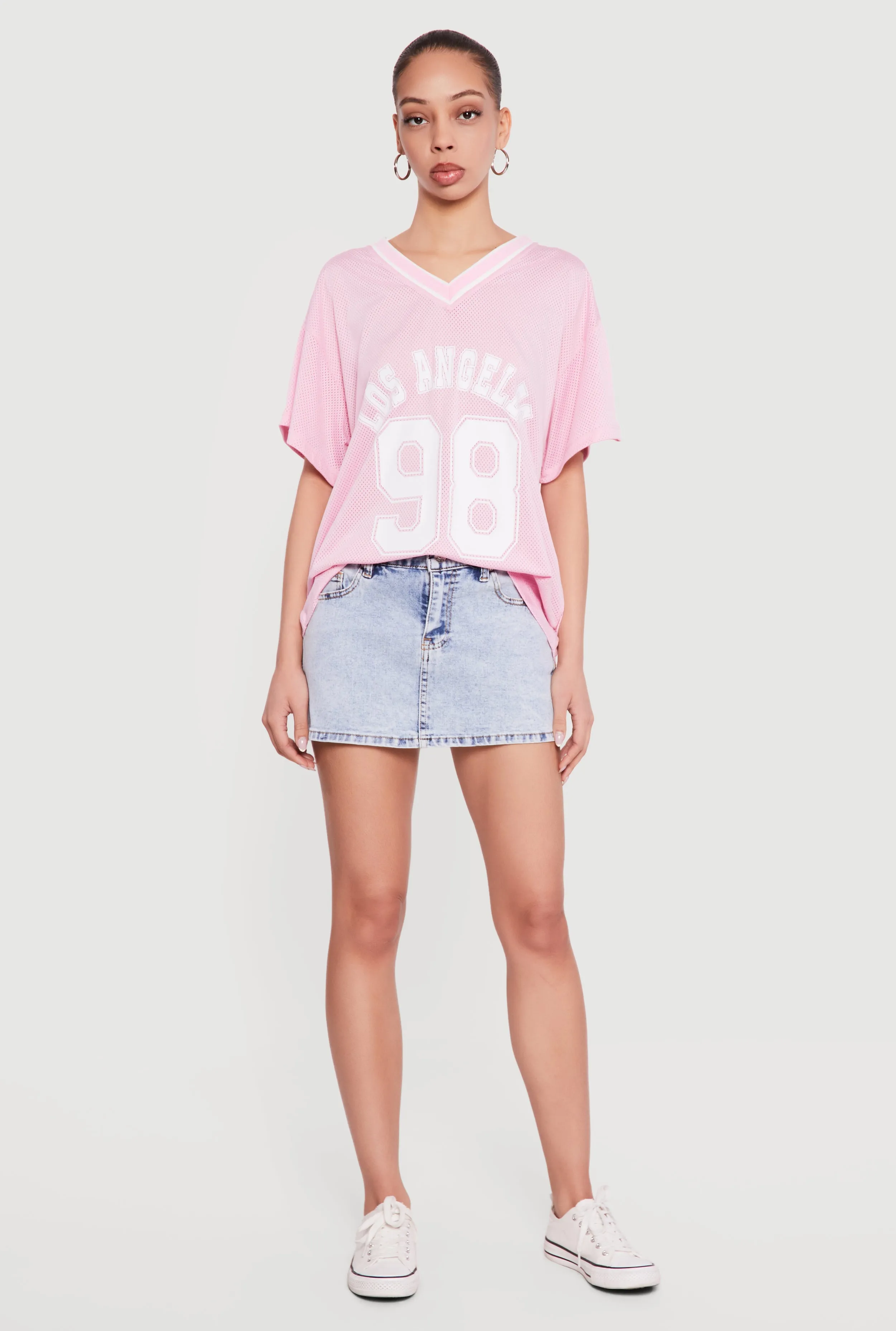 Los Angeles 98 Graphic Football Jersey sold by Rainbow