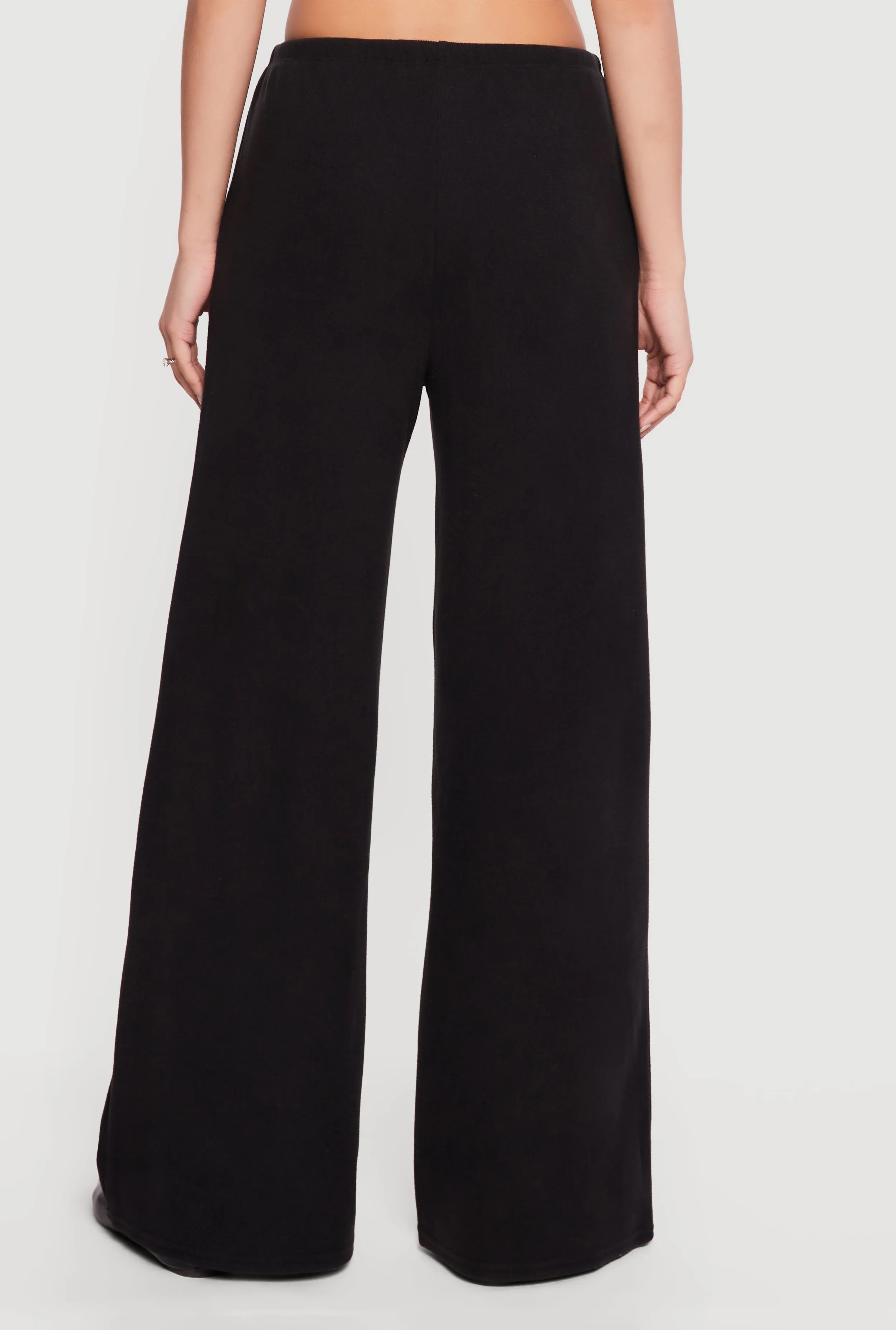 Brushed Knit Wide Leg Drawstring Pants sold by Rainbow product image thumbnail 5