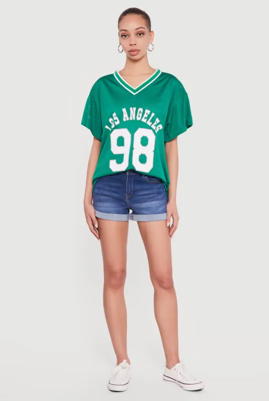 Los Angeles 98 Graphic Football Jersey sold by Rainbow