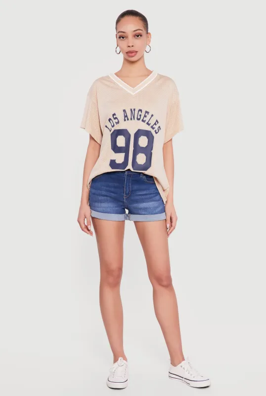 Los Angeles 98 Graphic Football Jersey sold by Rainbow