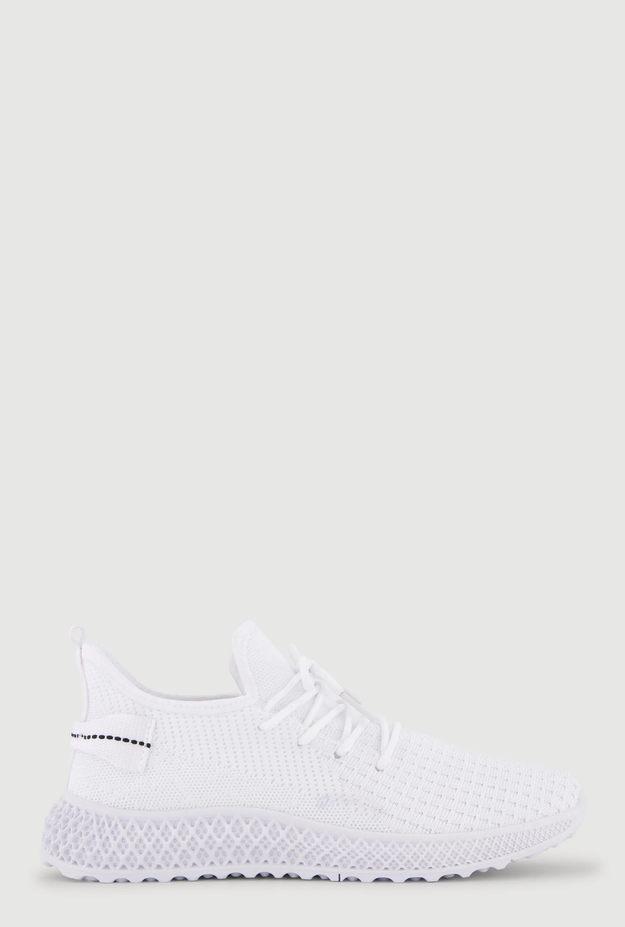 Textured Knit Low Top Lace Up Sneakers sold by Rainbow product image thumbnail 2