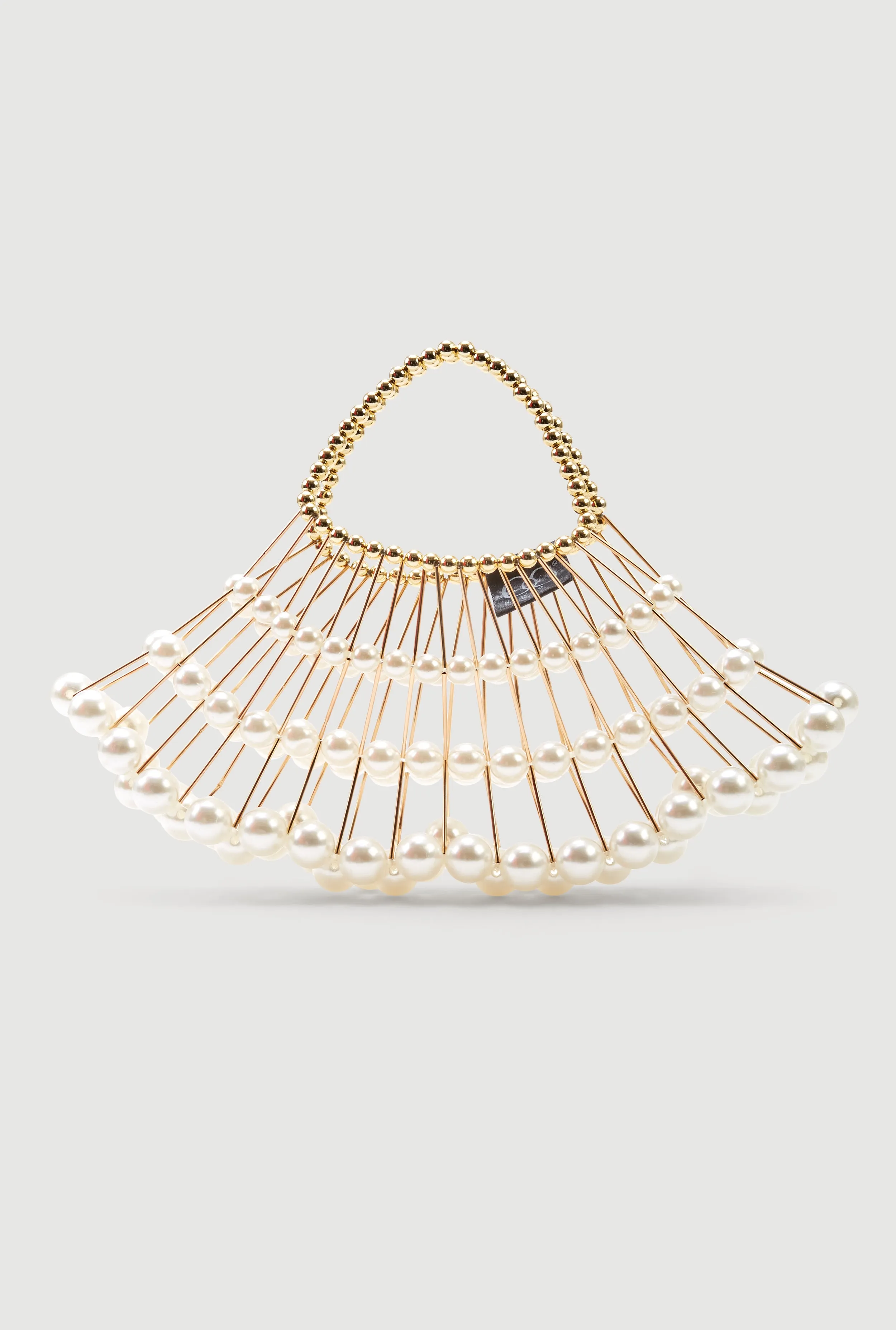 Caged Faux Pearl Handbag sold by Rainbow