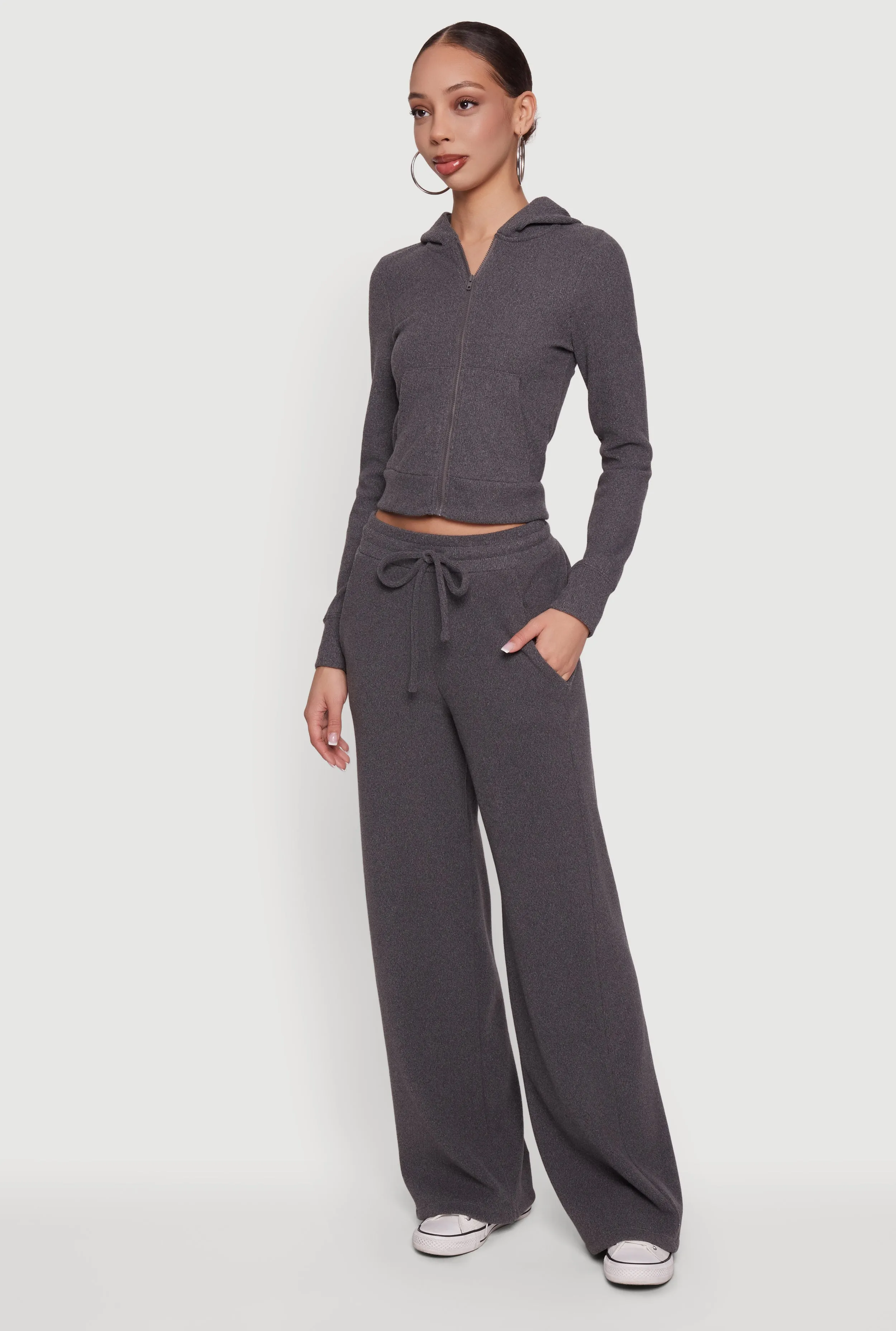 Waffle Knit Drawstring Waist Pants sold by Rainbow product image thumbnail 2