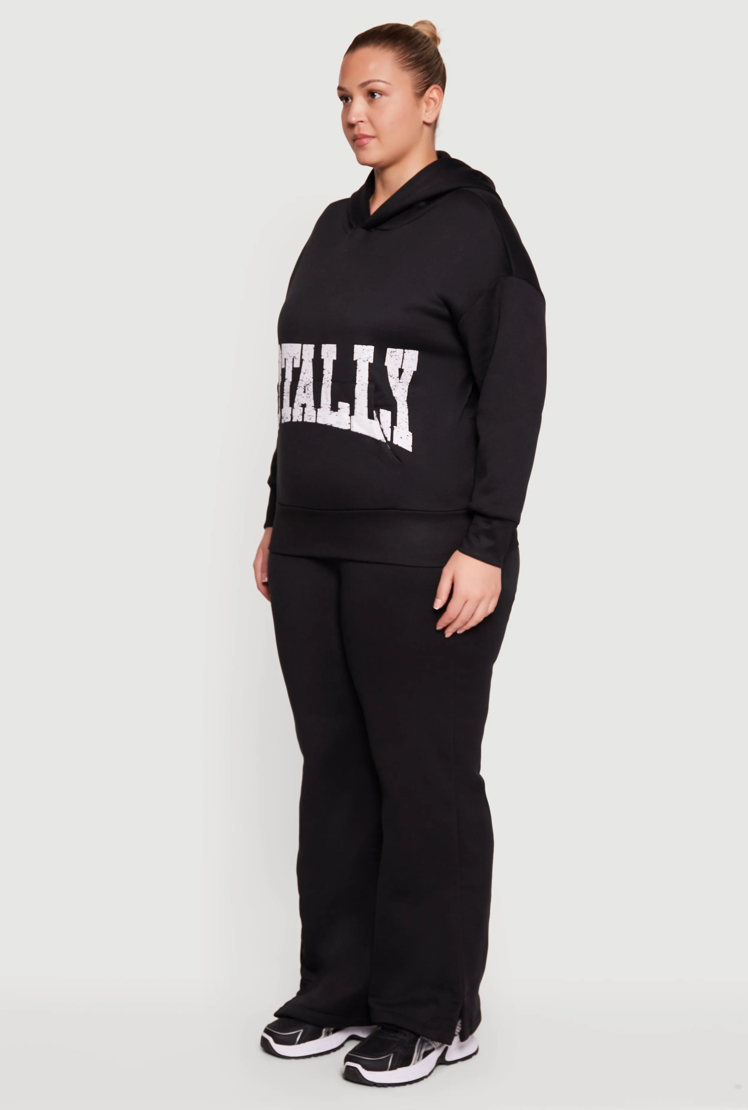 Plus Size Totally Graphic Pullover Hoodie sold by Rainbow product image thumbnail 3