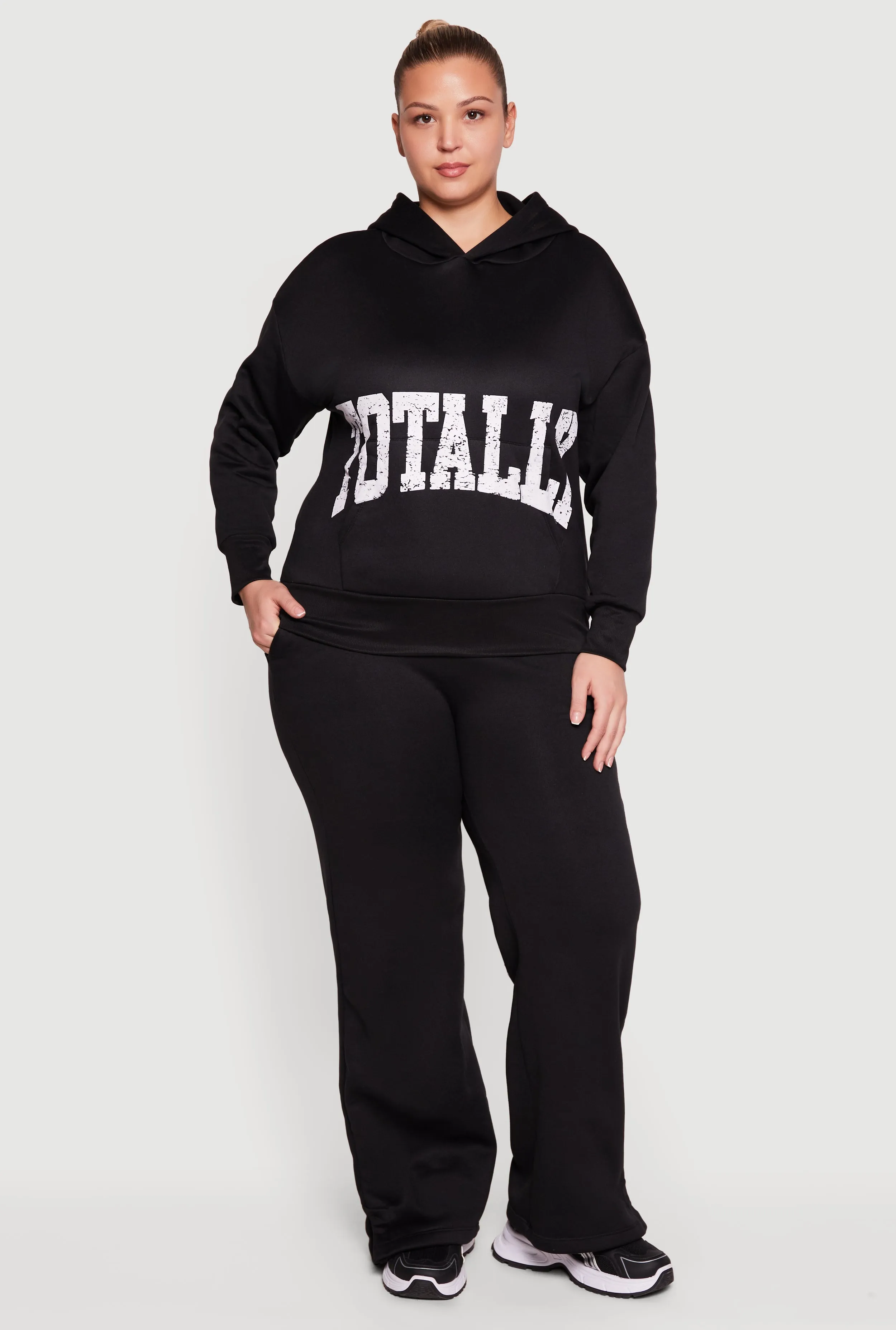 Plus Size Totally Graphic Pullover Hoodie sold by Rainbow product image thumbnail 2