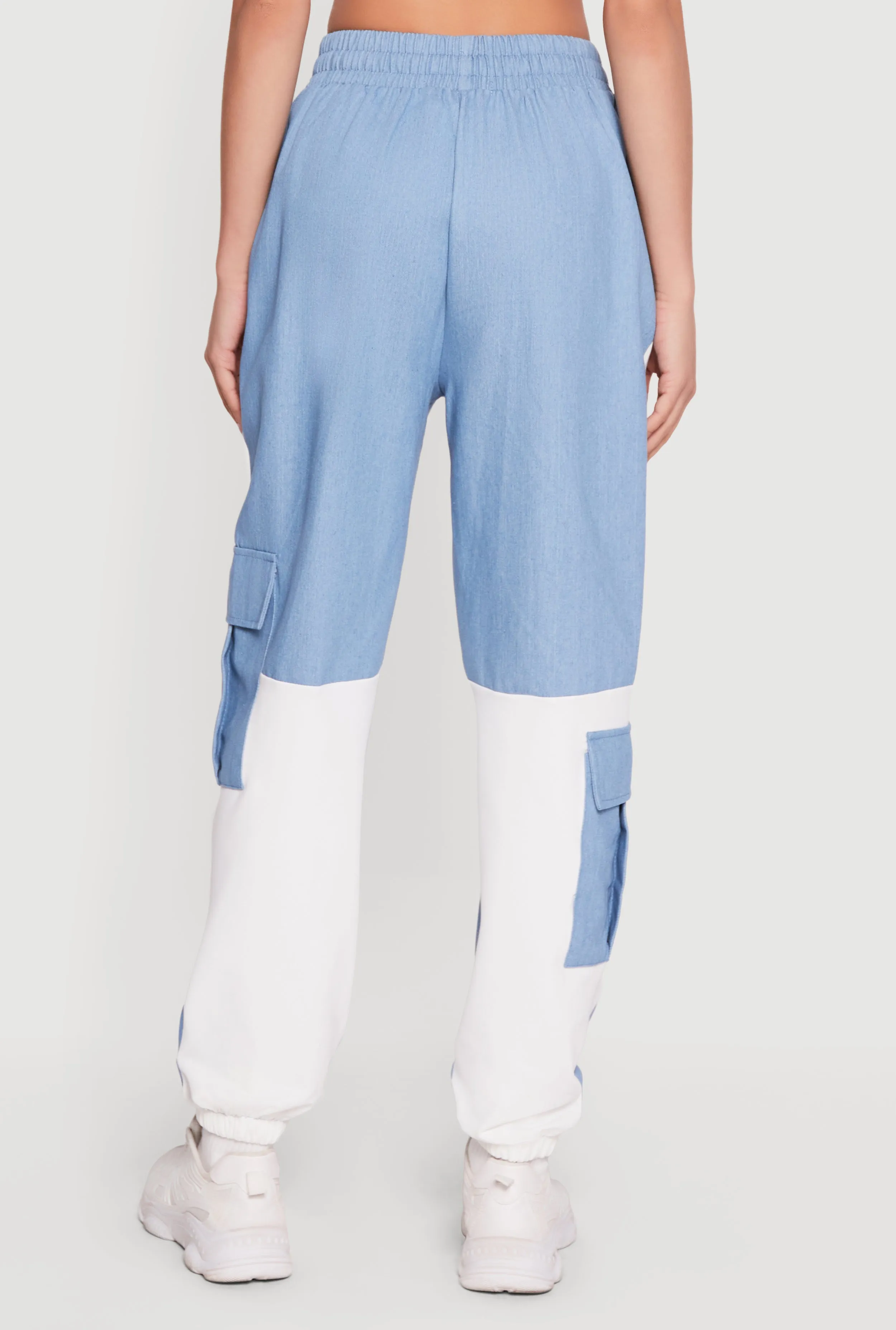 Denim Detail Cargo Joggers sold by Rainbow product image thumbnail 5