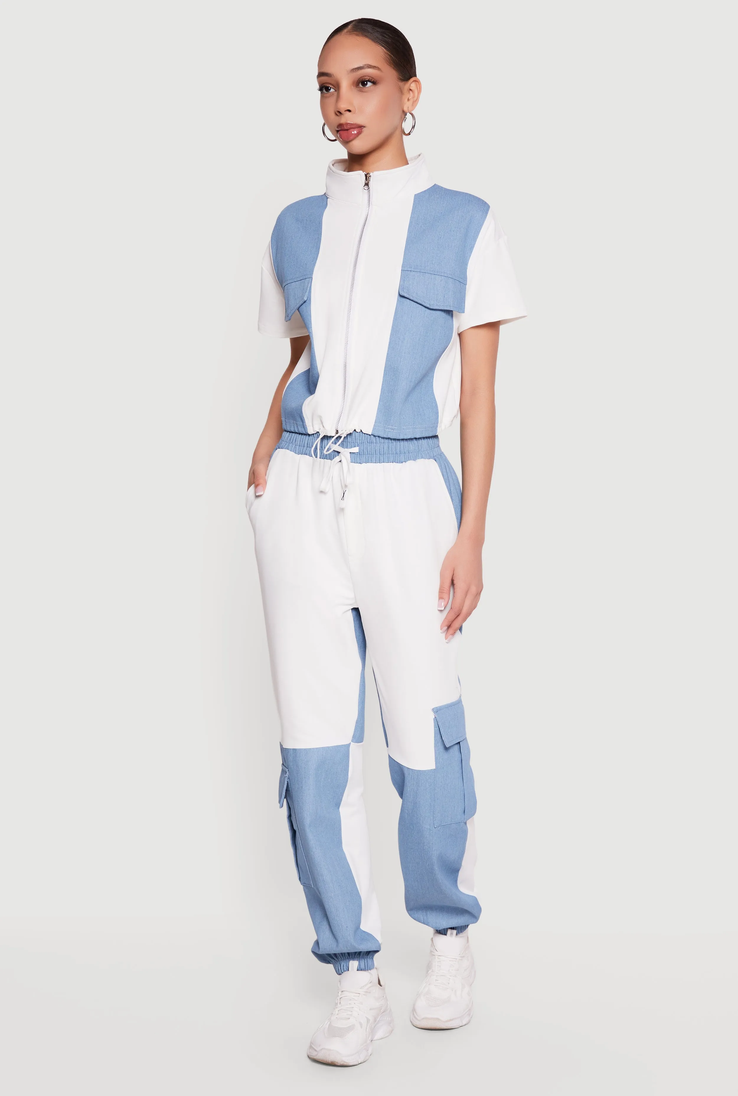 Denim Detail Cargo Joggers sold by Rainbow product image thumbnail 2