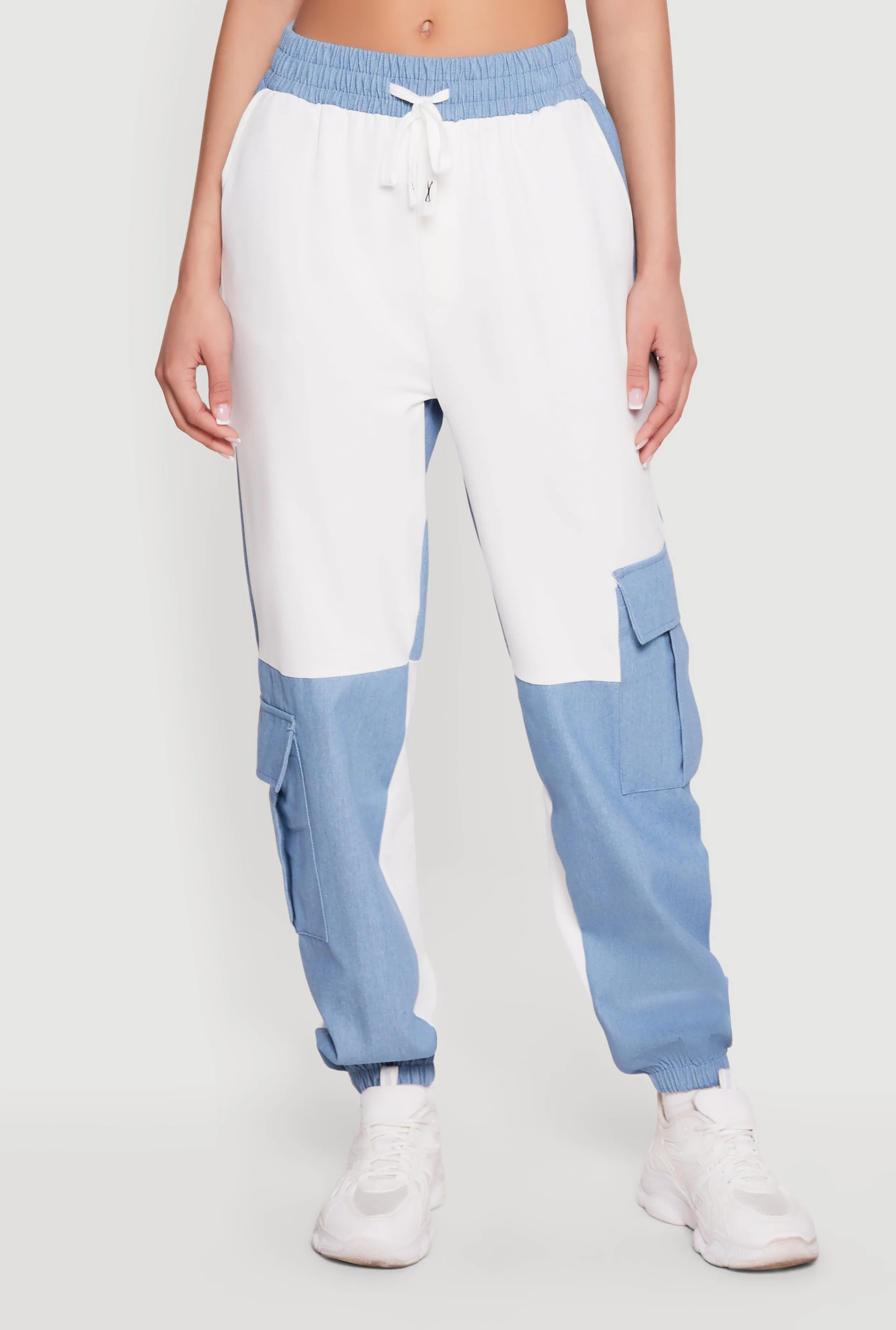 Denim Detail Cargo Joggers sold by Rainbow product image thumbnail 3