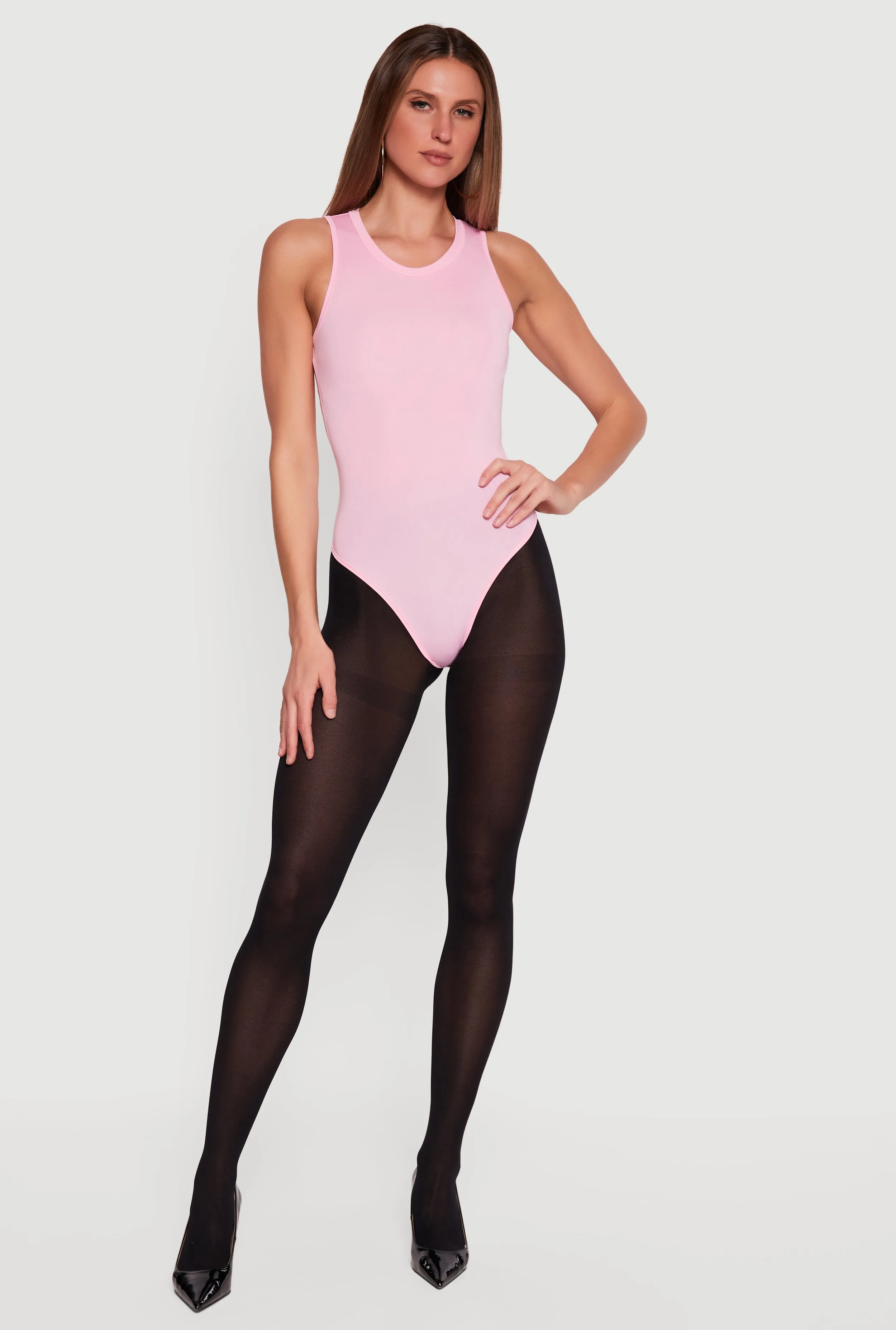 Scoop Neck Racerback Bodysuit sold by Rainbow product image thumbnail 2