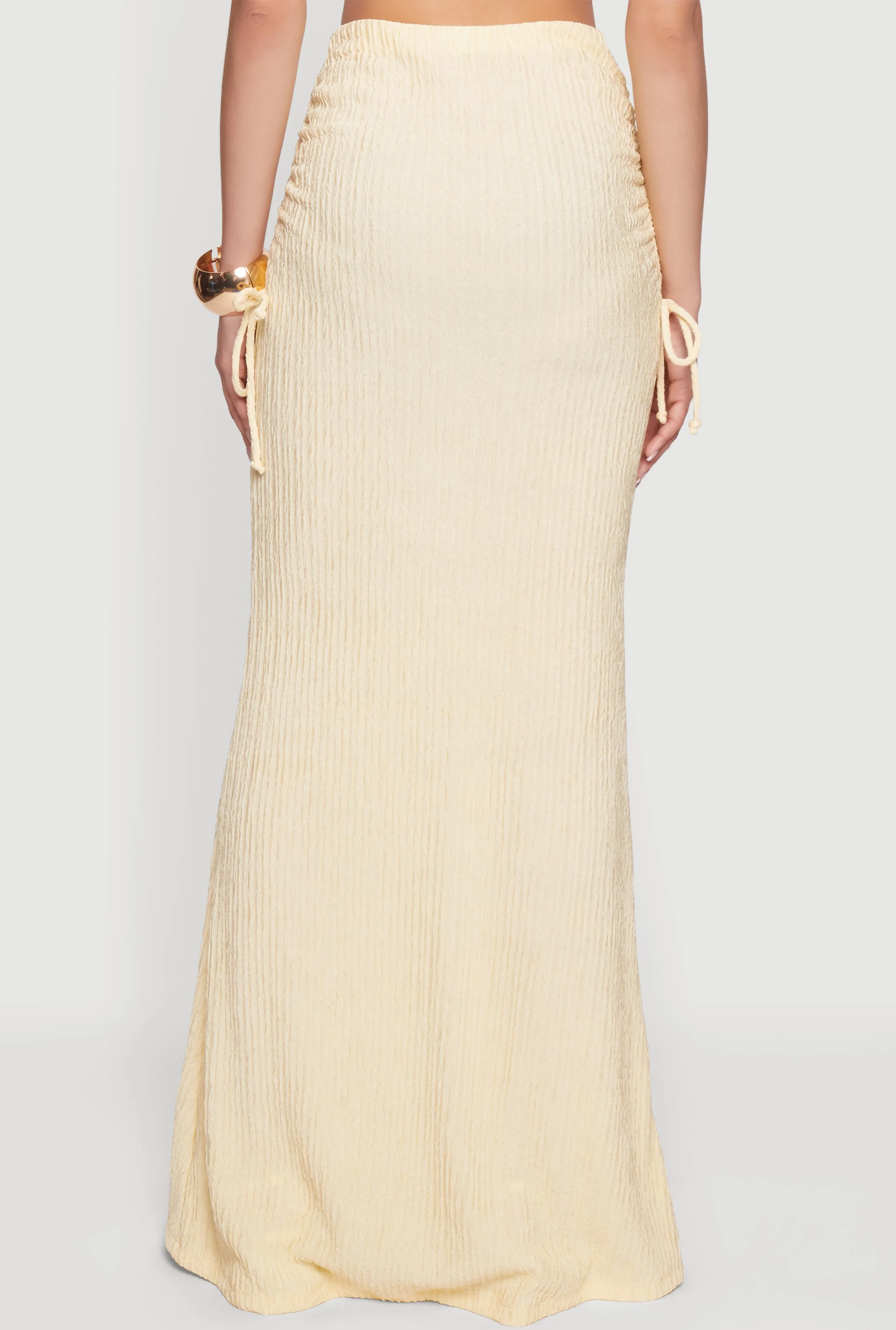 One Shoulder Side Ruched Asymmetrical Top sold by Rainbow product image thumbnail 5