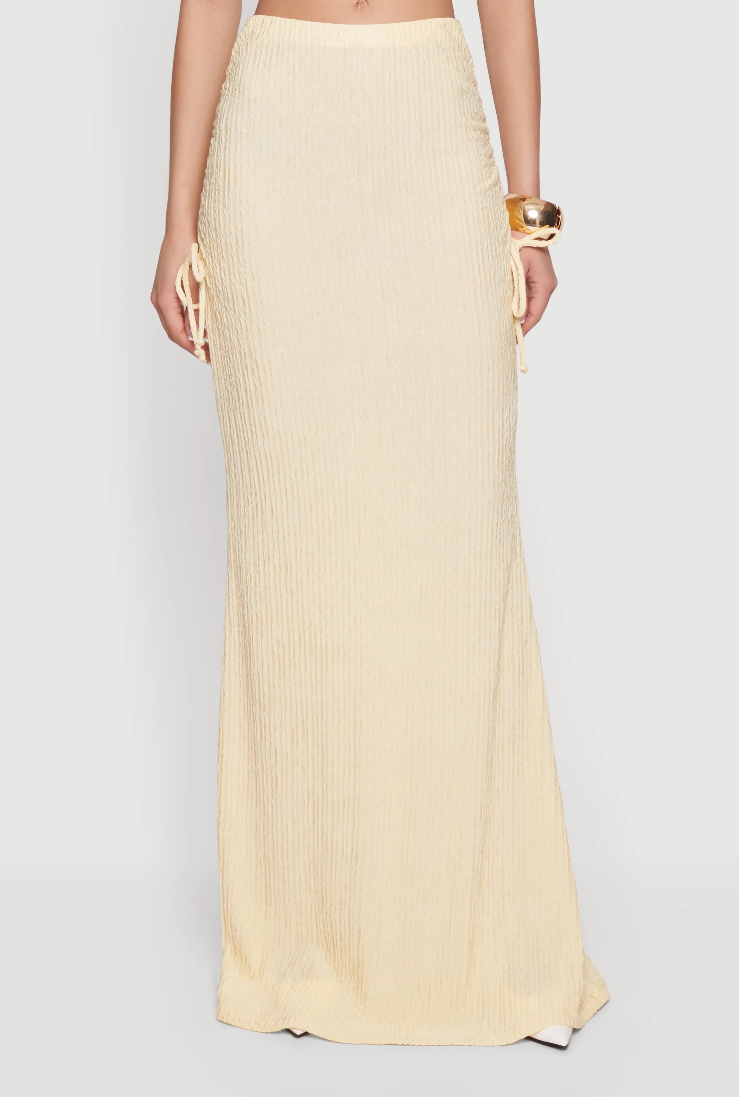 One Shoulder Side Ruched Asymmetrical Top sold by Rainbow product image thumbnail 3