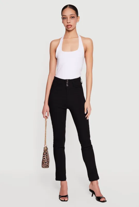 Three Button Hyperstretch Pants made by Rainbow