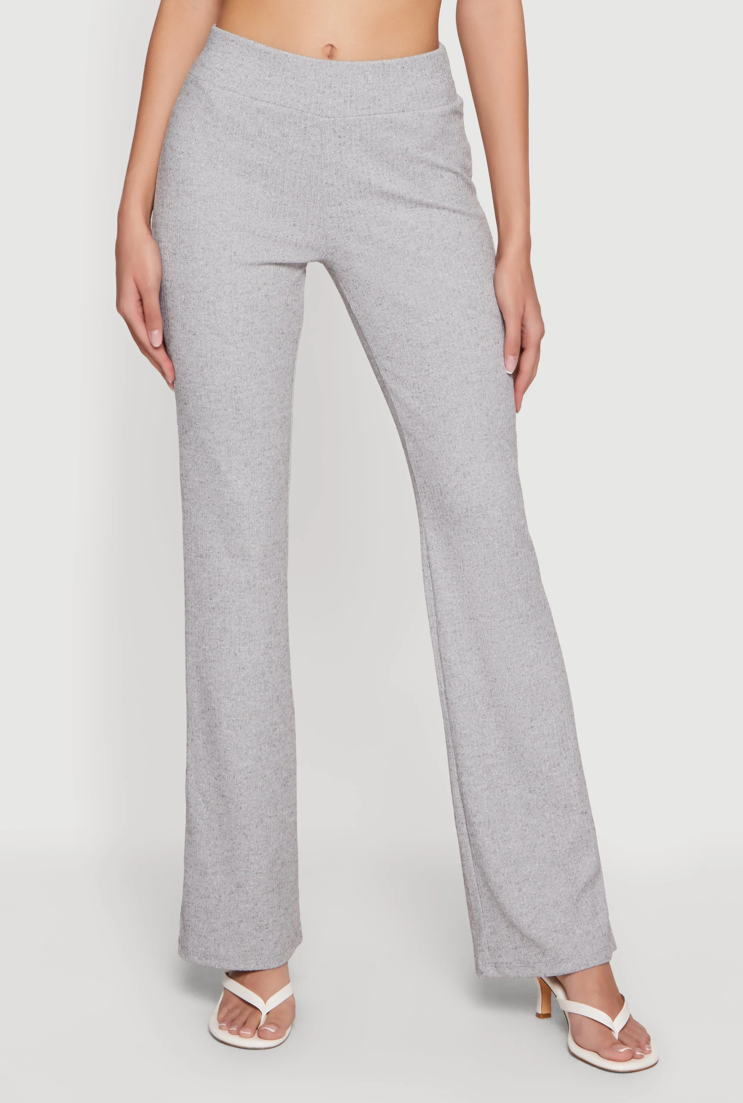 Ribbed Knit Straight Leg Pull On Pants sold by Rainbow product image thumbnail 3