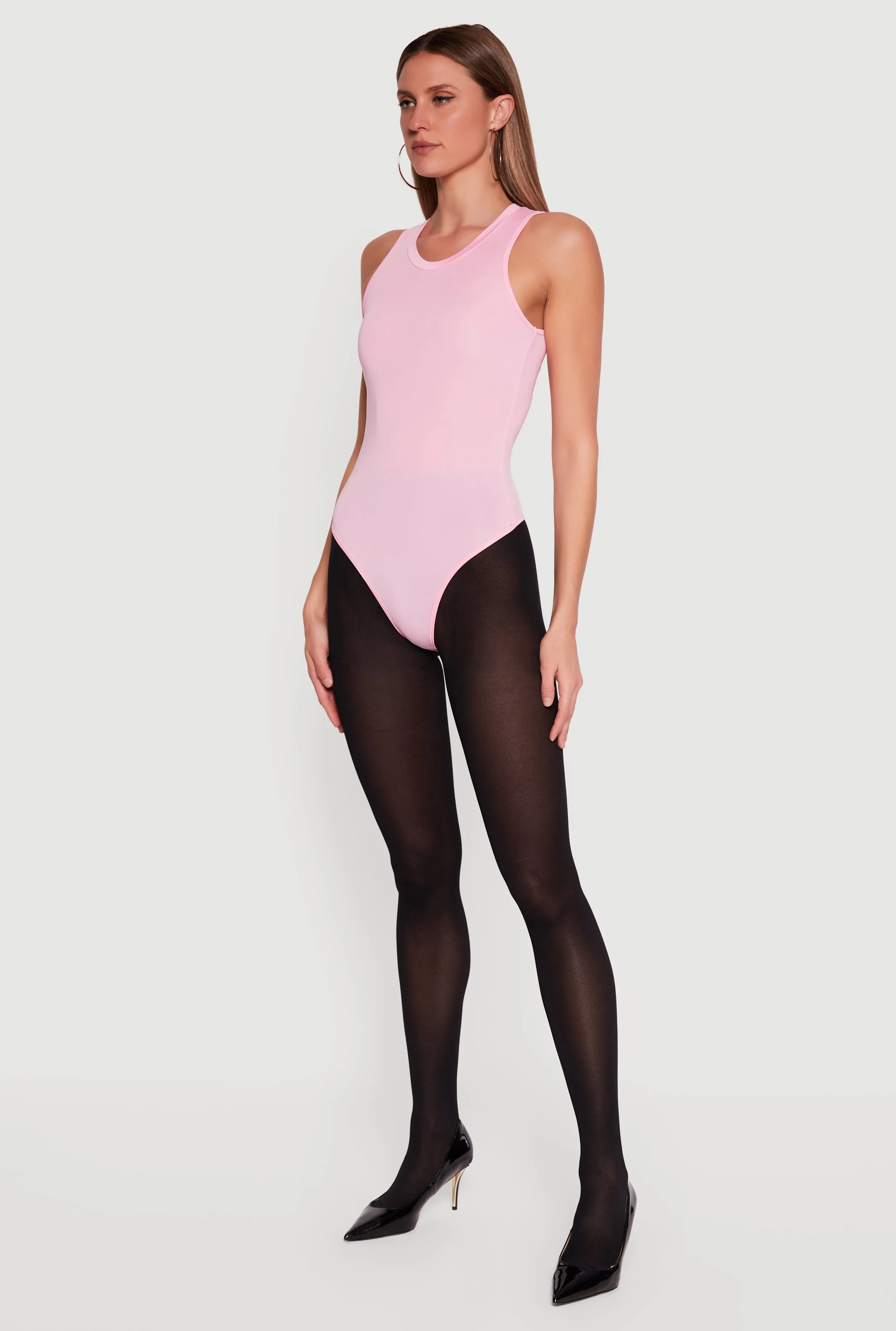 Scoop Neck Racerback Bodysuit sold by Rainbow product image thumbnail 3