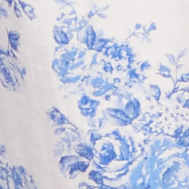 Floral Print Smocked Waist Cropped Pants sold by Rainbow product image thumbnail 4