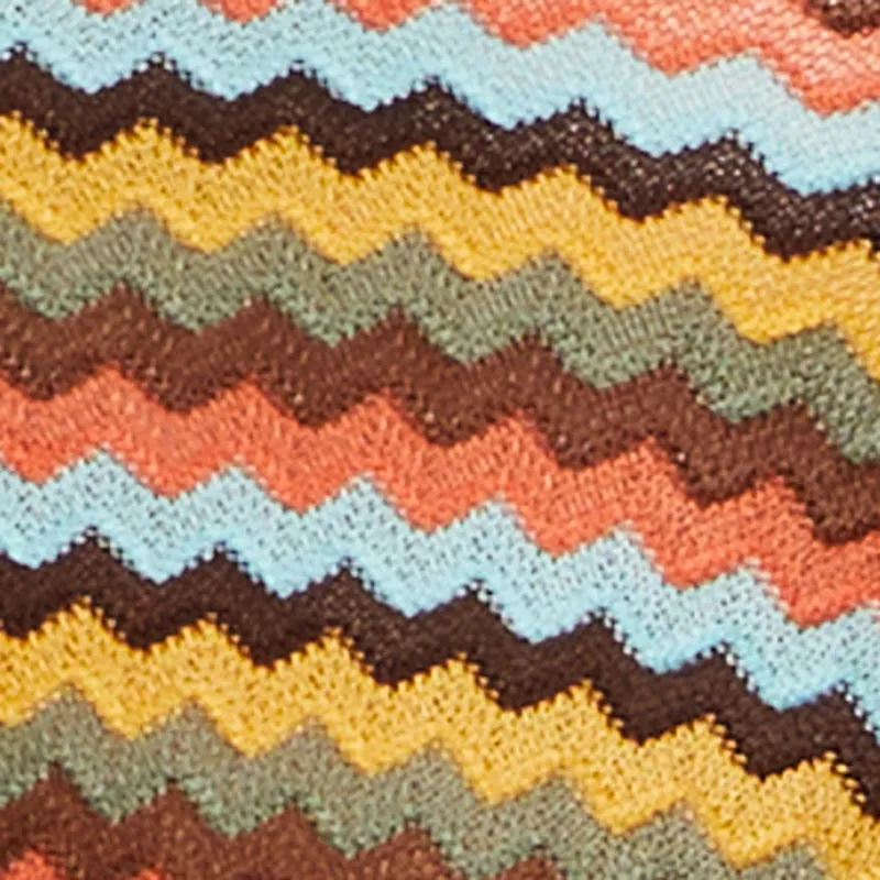 Plus Size Chevron Striped Button Front Short Sleeve Shirt sold by Rainbow product image thumbnail 4