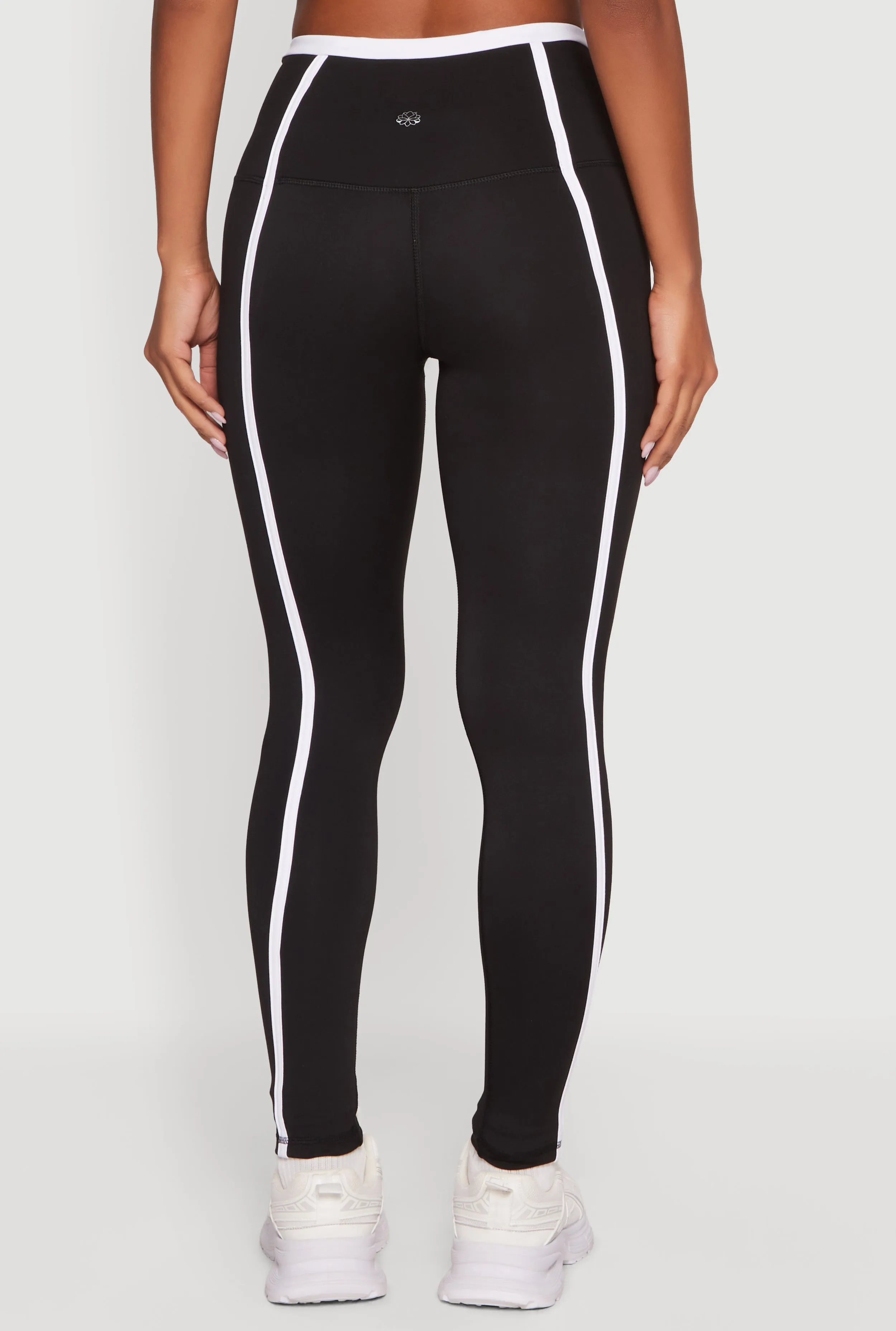 Contrast Trim Pipping Detail High Waisted Leggings sold by Rainbow product image thumbnail 5