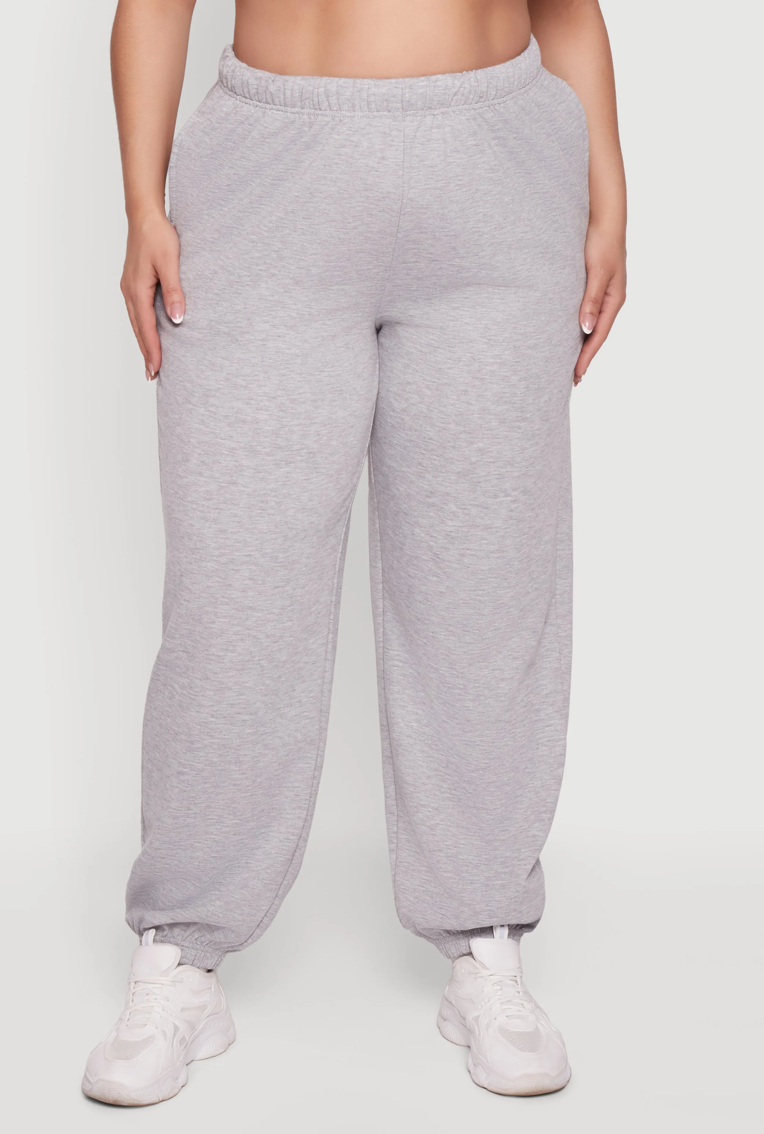 Plus Size High Waisted Drawstring Waist Sweatpants sold by Rainbow product image thumbnail 3