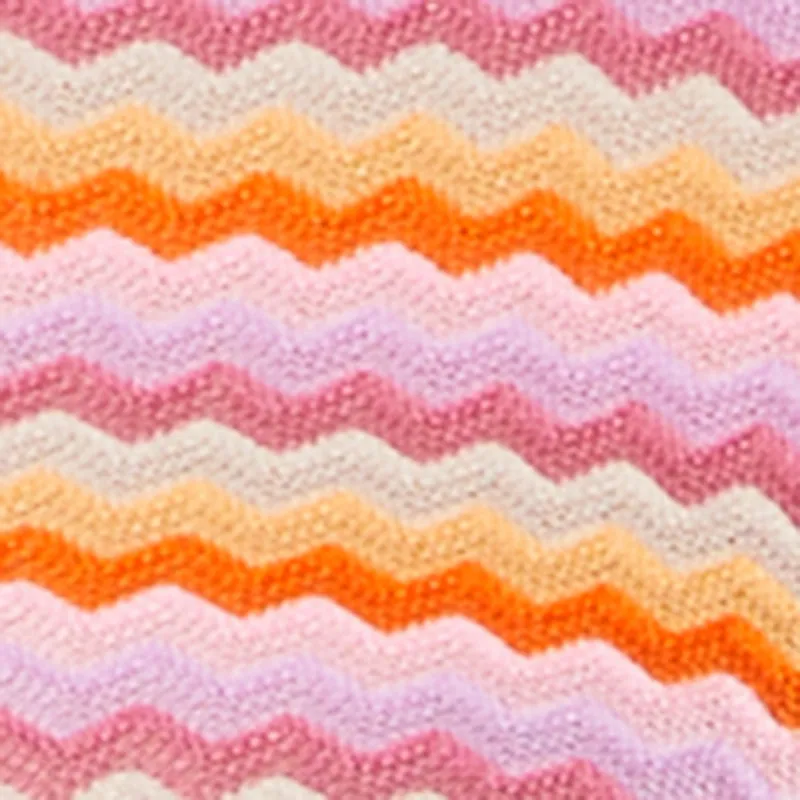 Plus Size Chevron Striped High Waisted Pull On Pants sold by Rainbow product image thumbnail 4