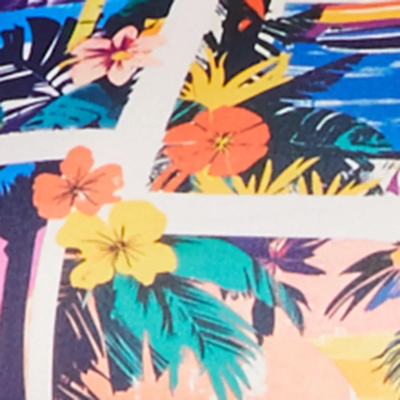 Plus Size Tropical Vacation Print Maxi Tank Dress sold by Rainbow product image thumbnail 4