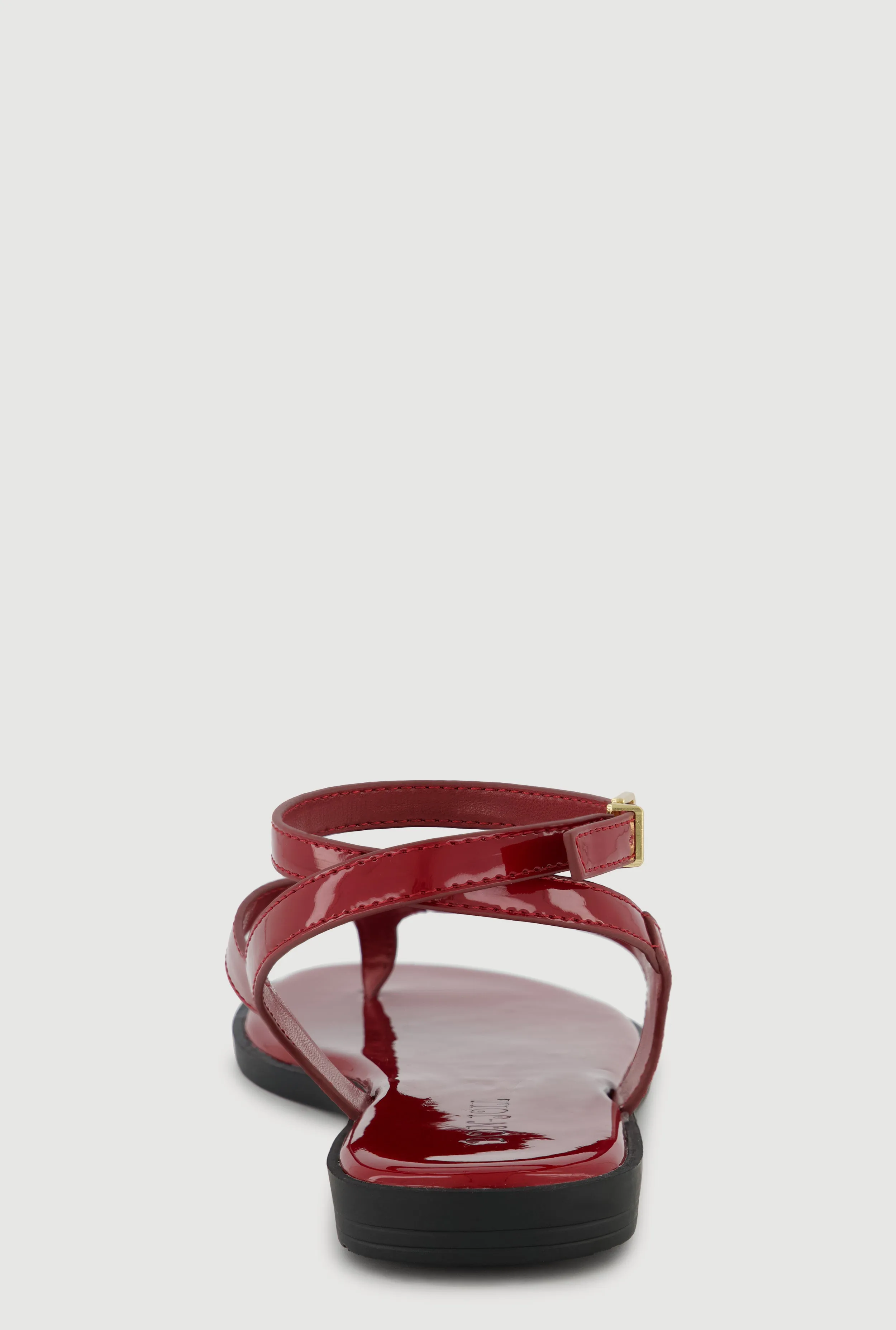 Metallic Pendant Ankle Strap Thong Sandals sold by Rainbow product image thumbnail 3