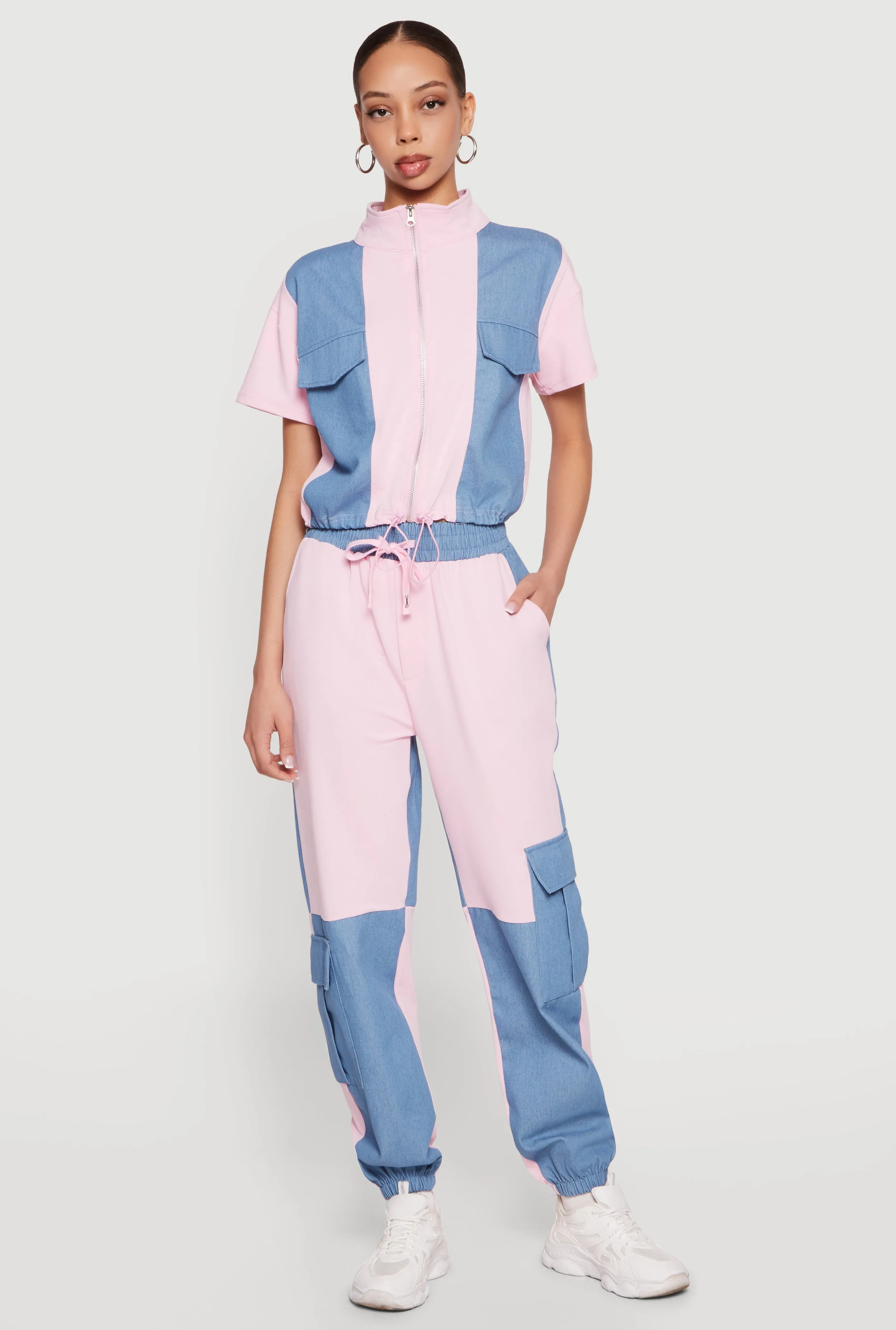 Denim Detail Cargo Joggers sold by Rainbow product image thumbnail 3