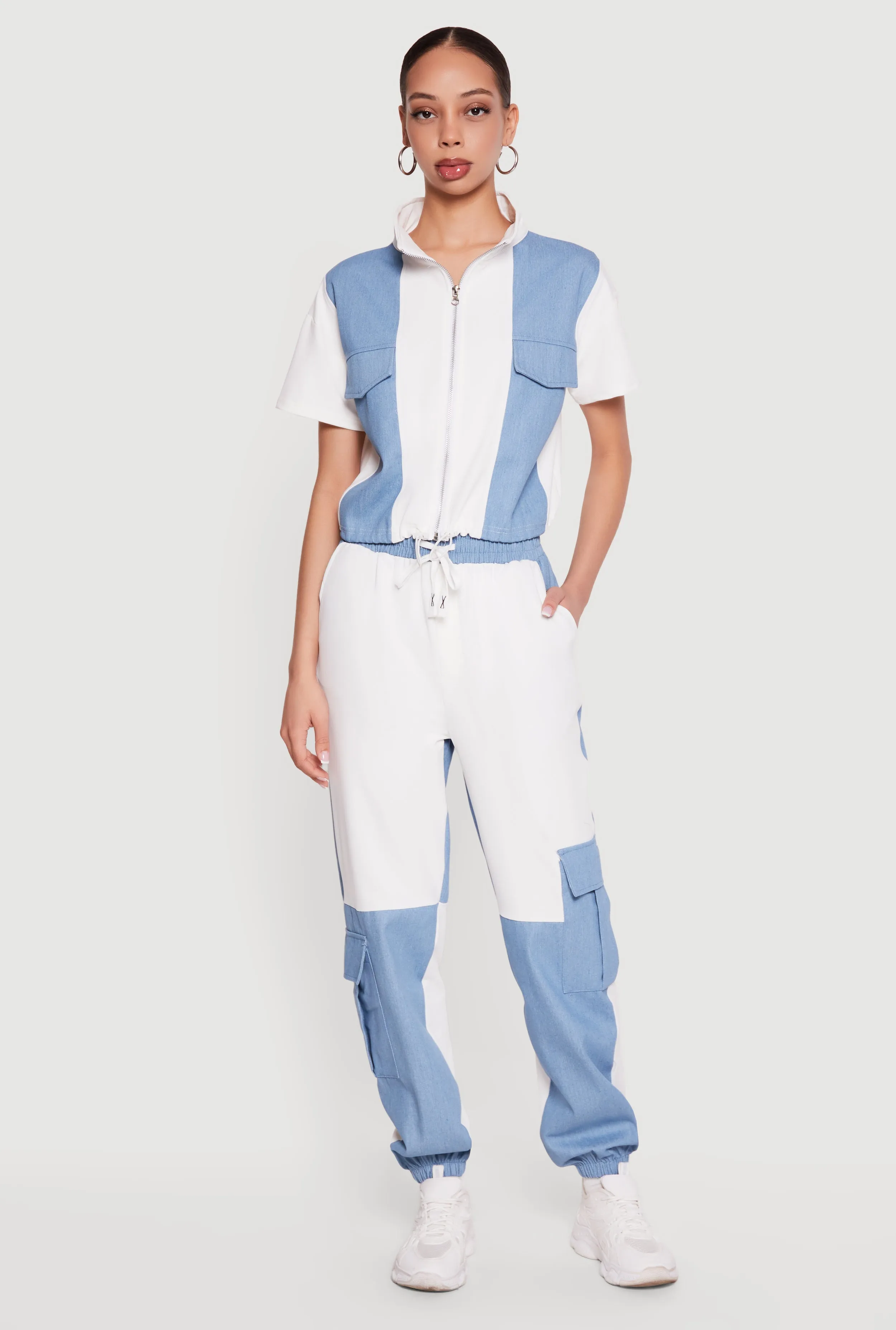 Denim Detail Cargo Joggers sold by Rainbow product image thumbnail 2