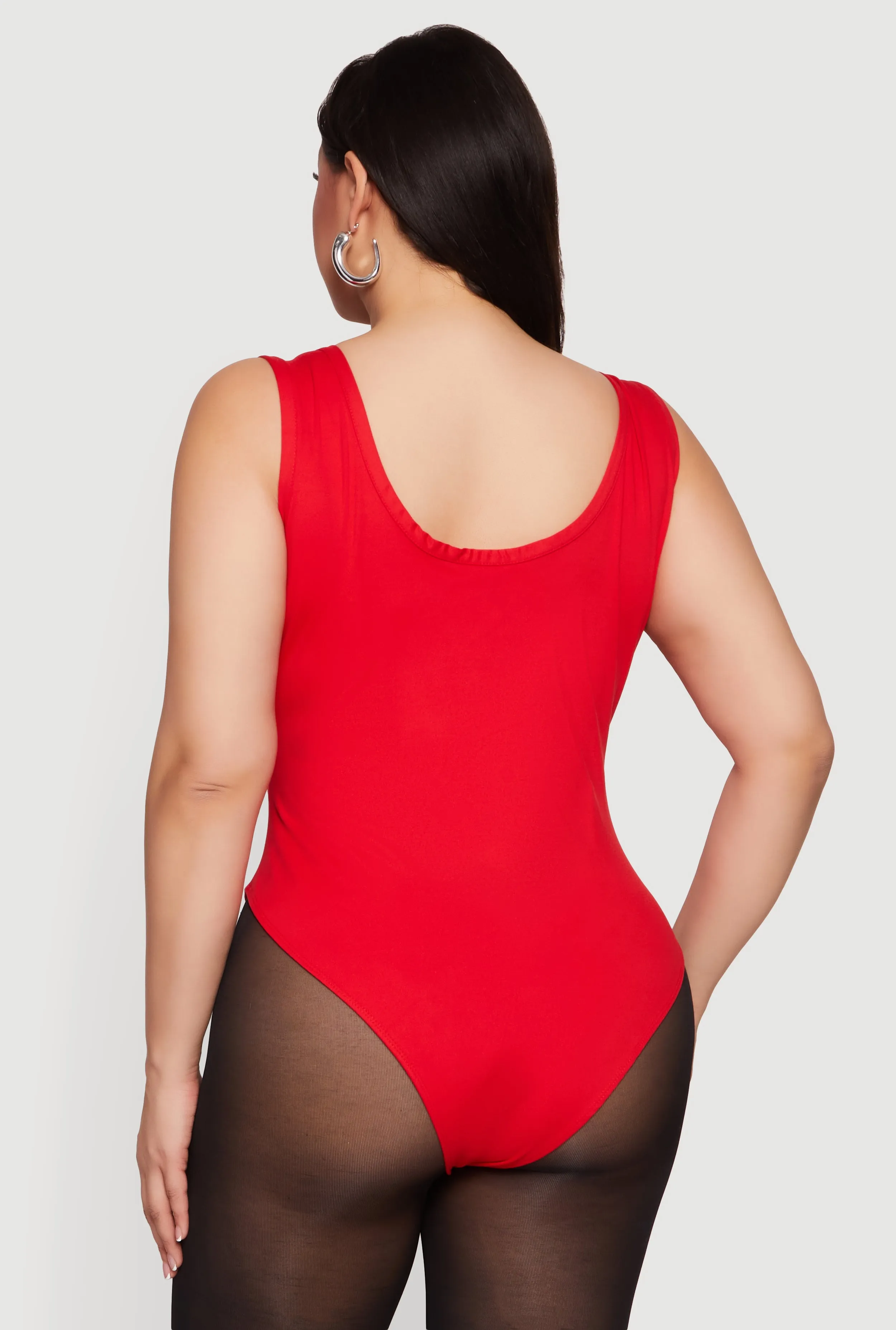 Plus Size Love Graphic Sleeveless Bodysuit sold by Rainbow product image thumbnail 5