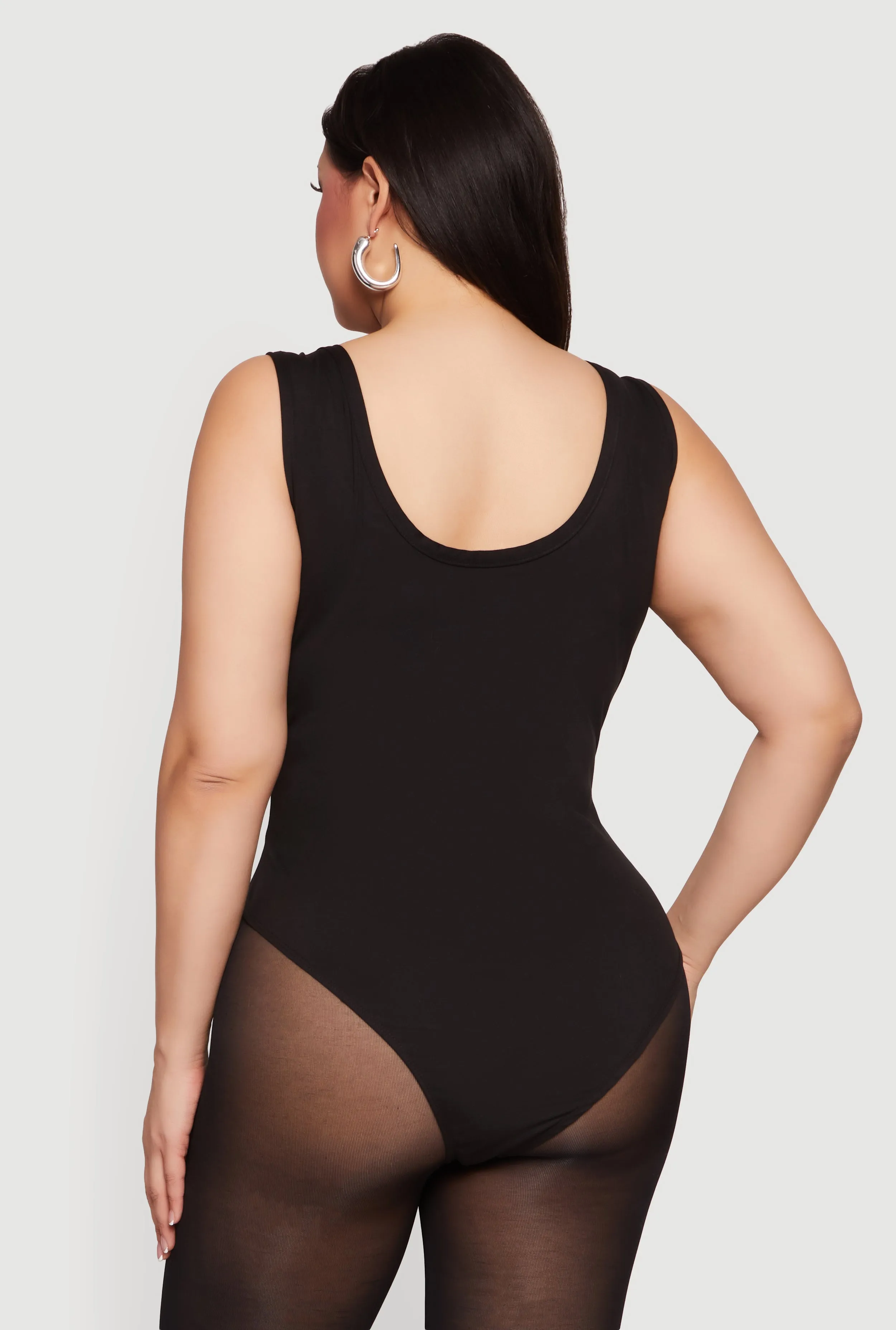 Plus Size Love Graphic Sleeveless Bodysuit sold by Rainbow product image thumbnail 5