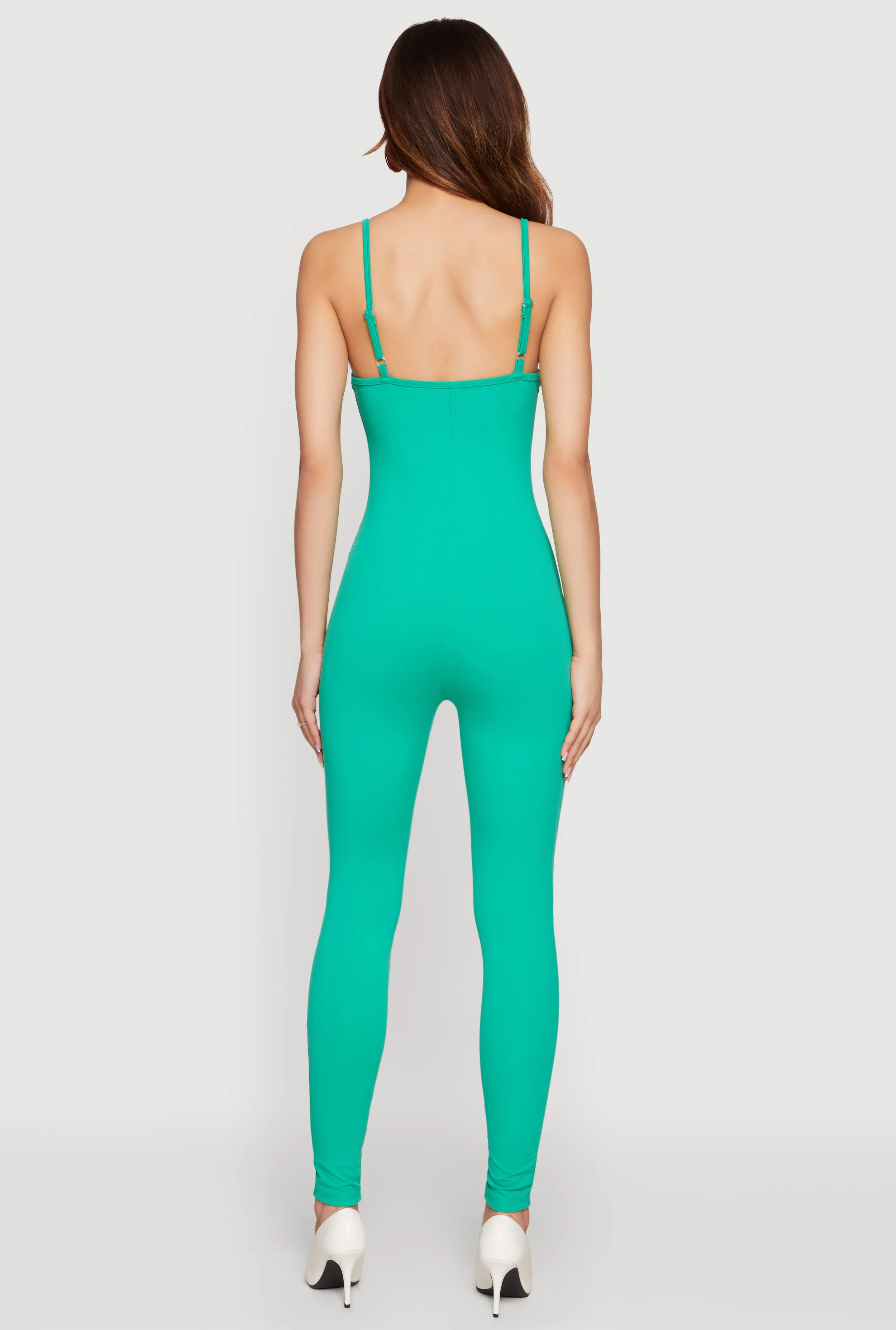 Solid Scoop Neck Cami Catsuit sold by Rainbow product image thumbnail 3