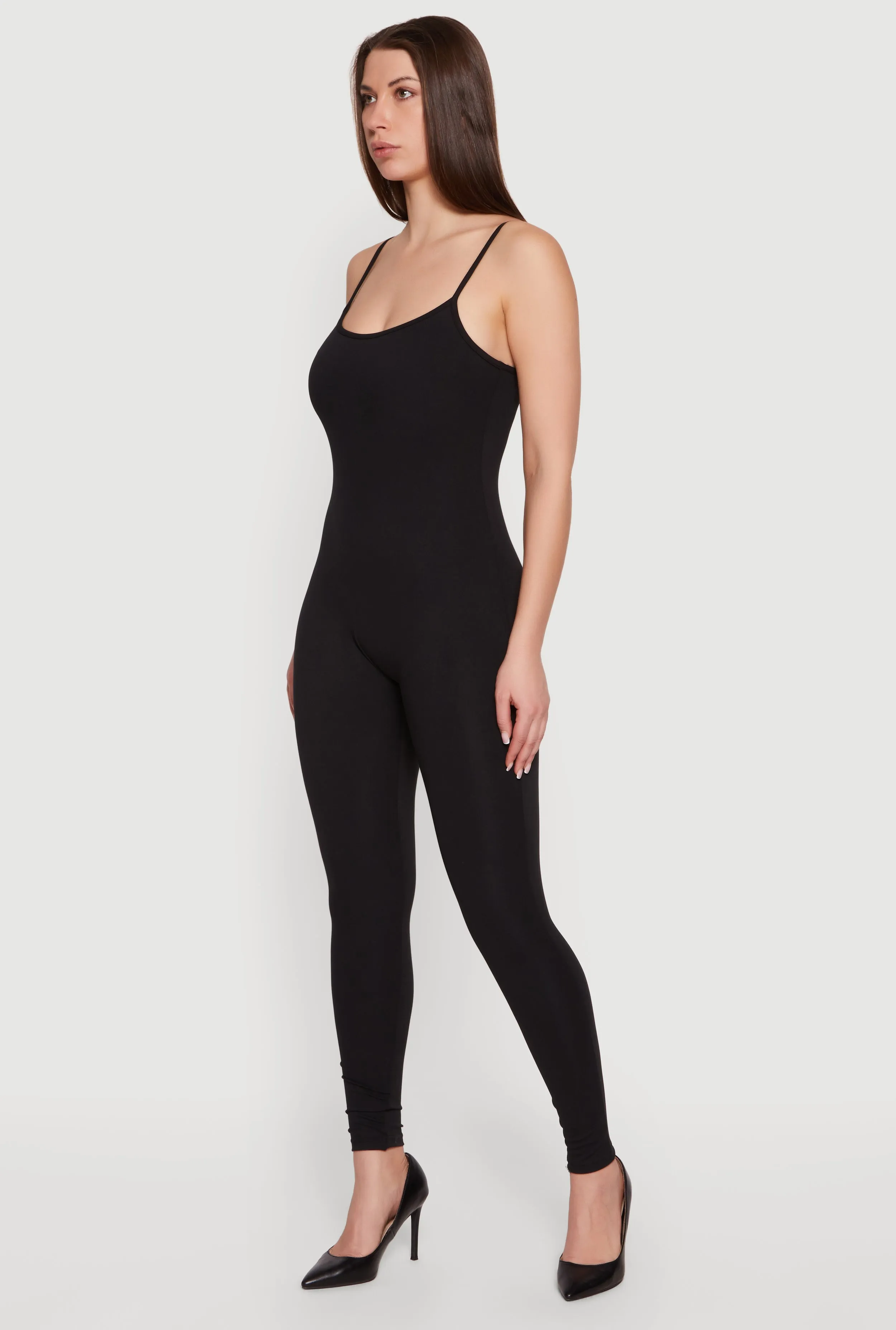 Solid Scoop Neck Cami Catsuit sold by Rainbow product image thumbnail 2