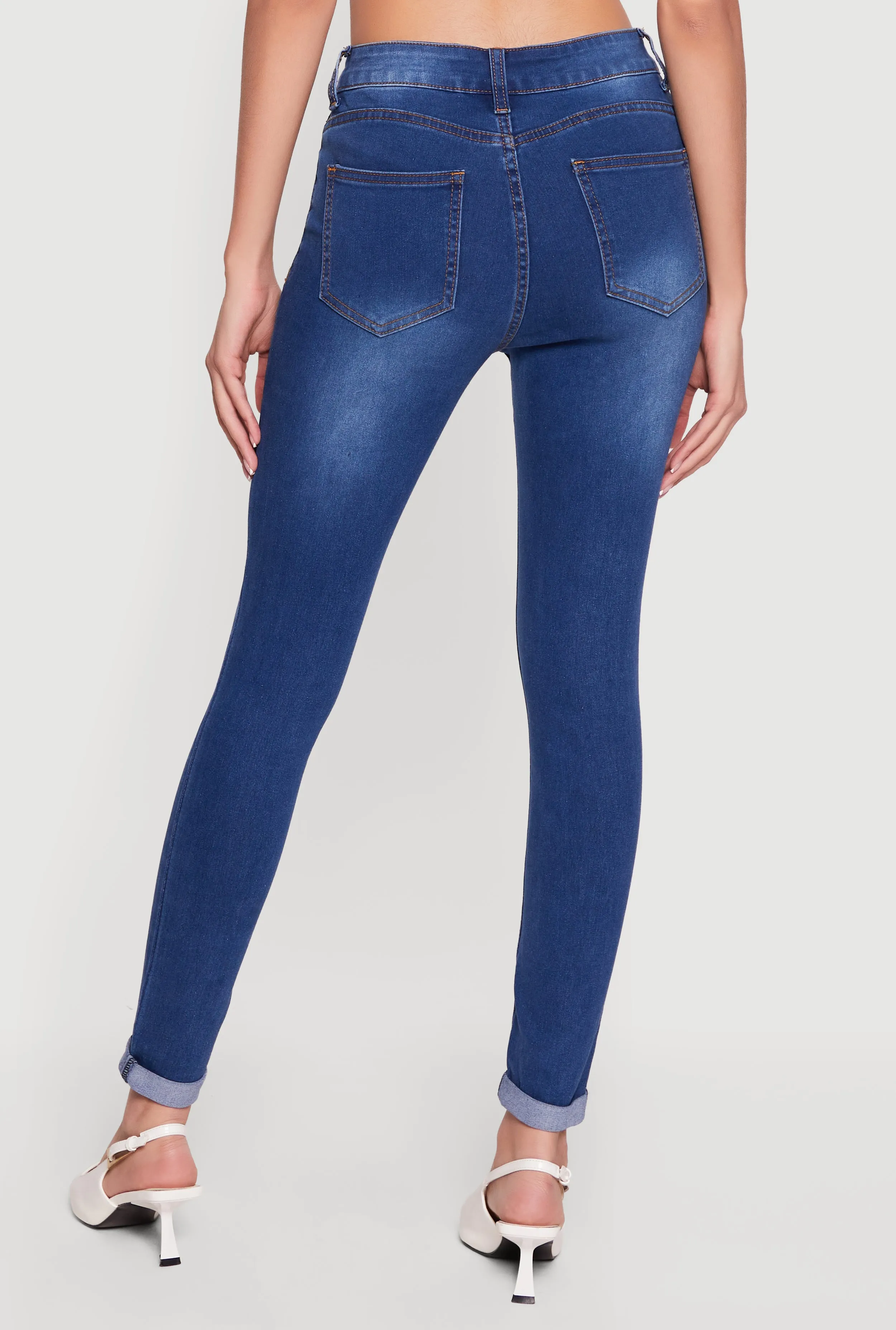 Skinny Jeans with Rolled Cuffs sold by Rainbow product image thumbnail 5