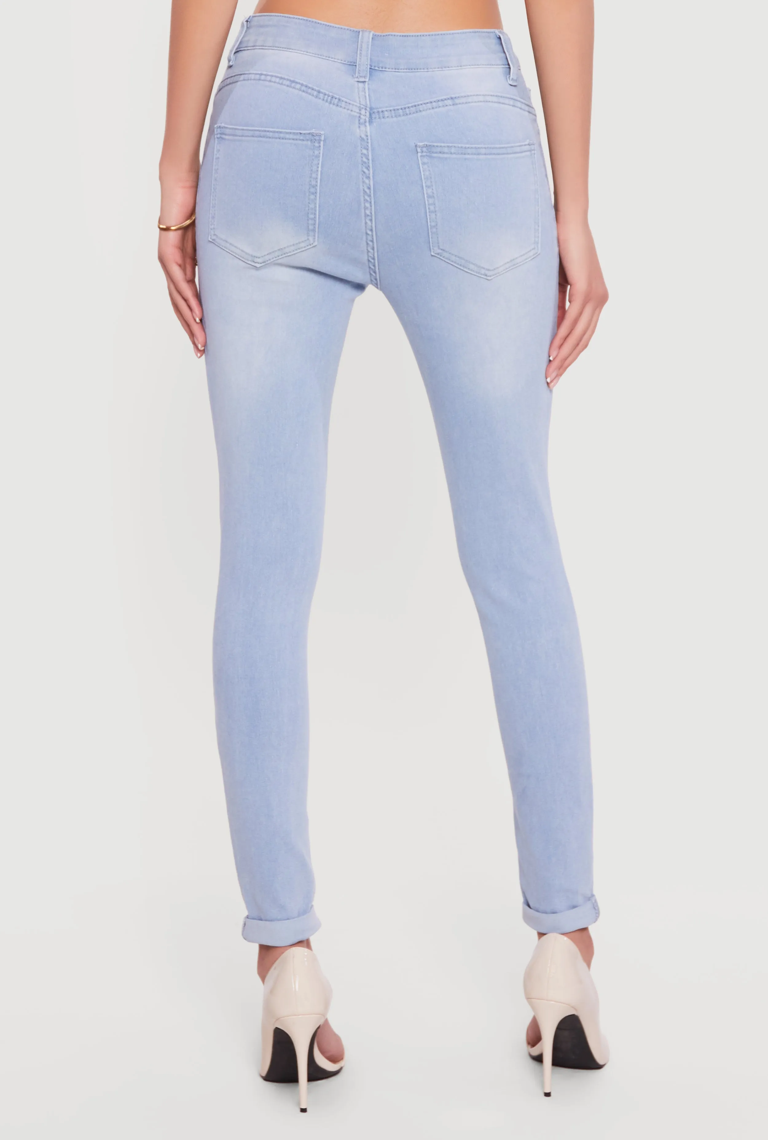 Skinny Jeans with Rolled Cuffs sold by Rainbow product image thumbnail 5